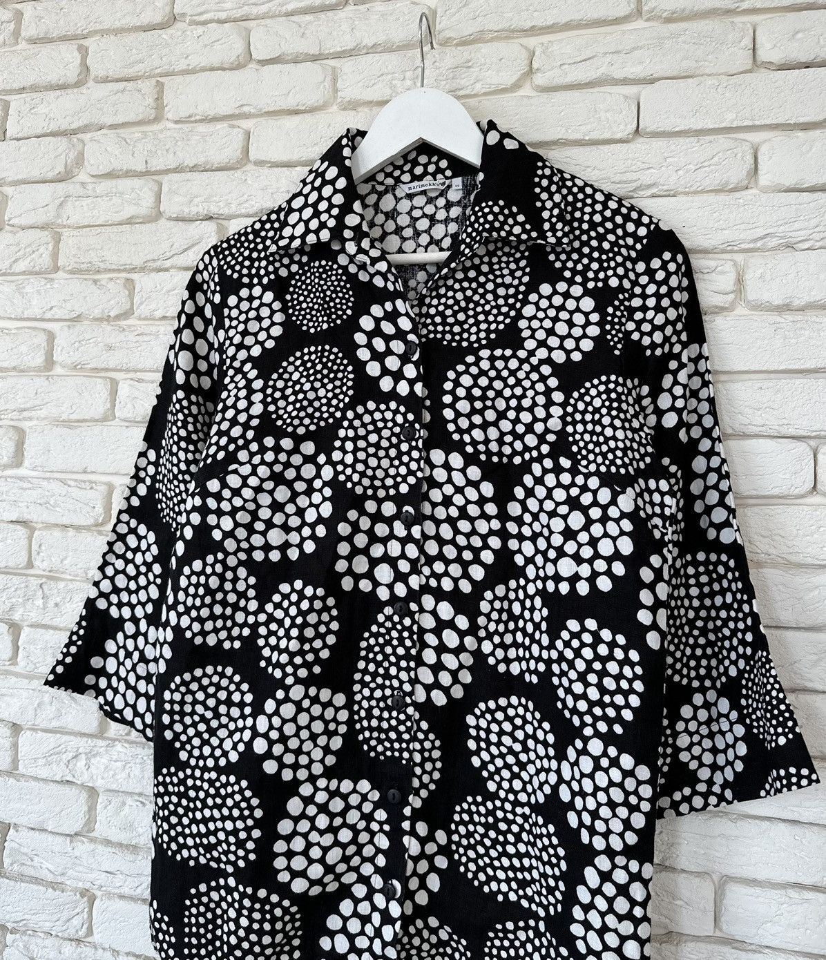 Marimekko Marimekko Linen Print Shirt Blouse Women's Size XS Size XS / US 0-2 / IT 36-38 - 2 Thumbnail