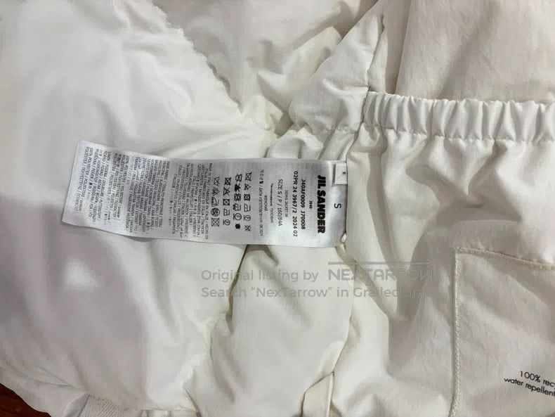 Jil Sander Jil Sander White hooded down jacket Size S / US 4 / IT 40 - 4 Thumbnail