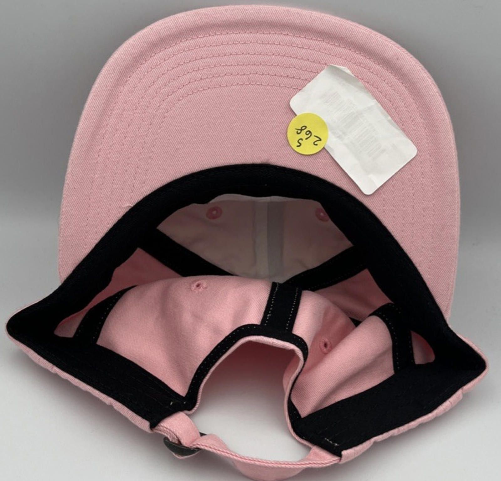 Supreme Supreme Stepped Arc 6-Panel Cap Light Pink FW17 Strapback Size ONE SIZE - 6 Thumbnail