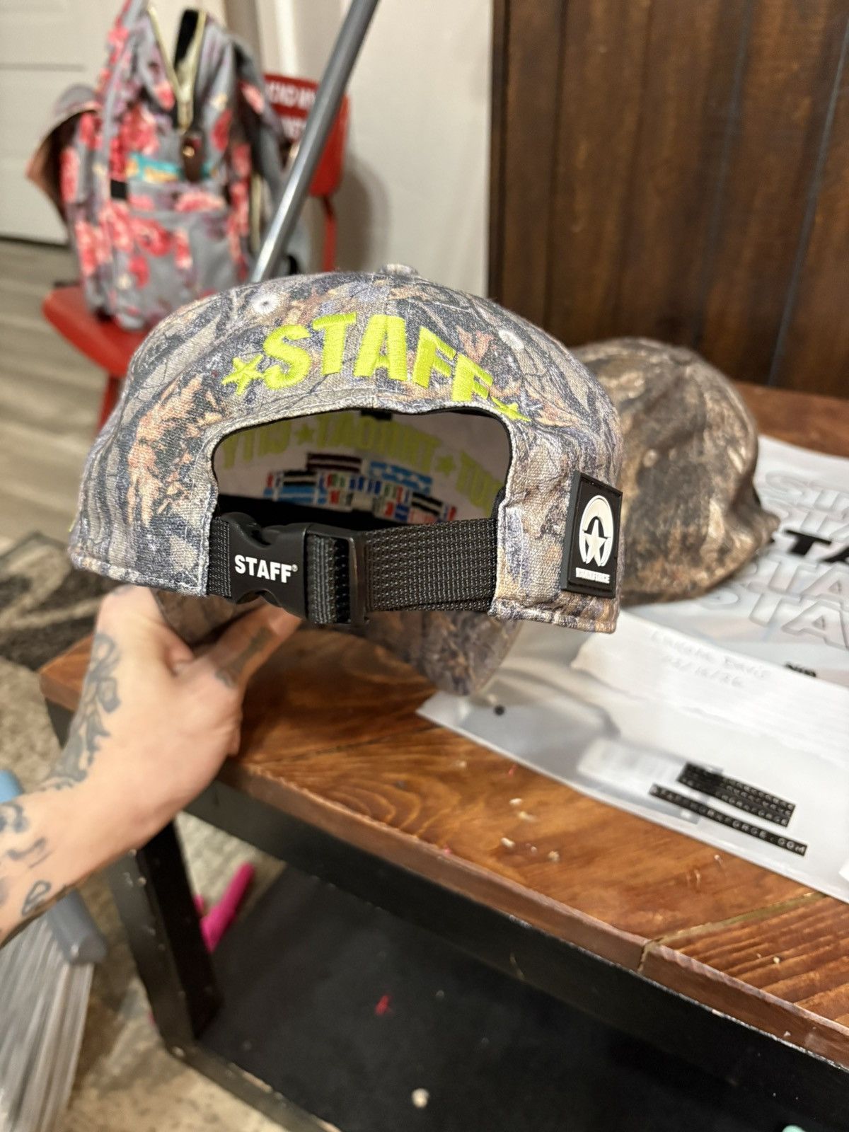 STAFF WORKFORCE Staff hats sold as pair Size ONE SIZE - 2 Thumbnail