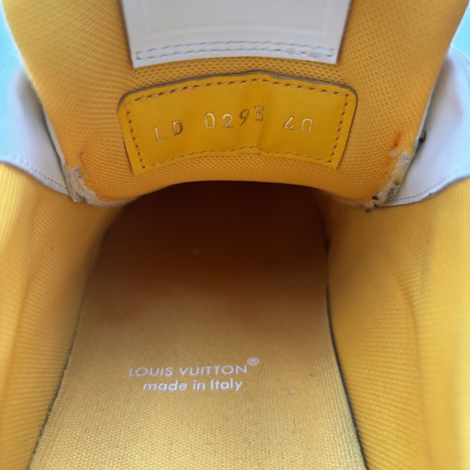 Louis Vuitton Louis Vuitton Trainer ' White Yellow ' | GOOD CONDITION! Size US 7.5 / EU 40-41 - 20 Thumbnail