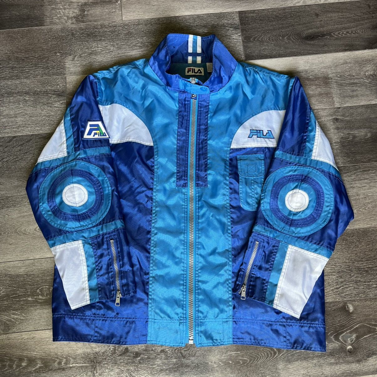 Fila Vintage 1990s FILA Alpine Snowbeach Snowboard Ski Zip Jacket Size US L / EU 52-54 / 3 - 1 Thumbnail