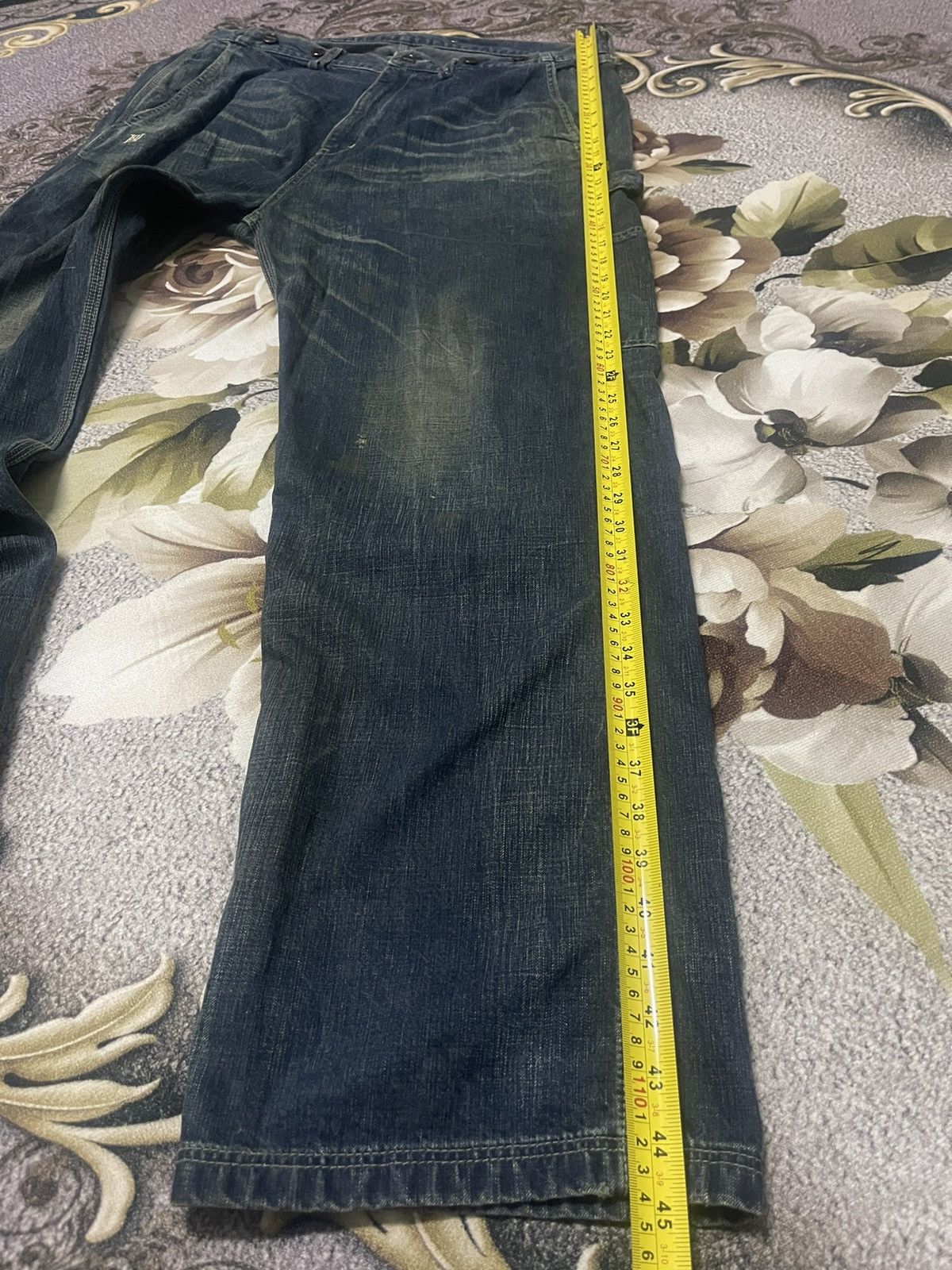 Japanese Brand Vintage Neighborhood Carpenter Baggy Jeans Size US 36 / EU 52 - 18 Thumbnail