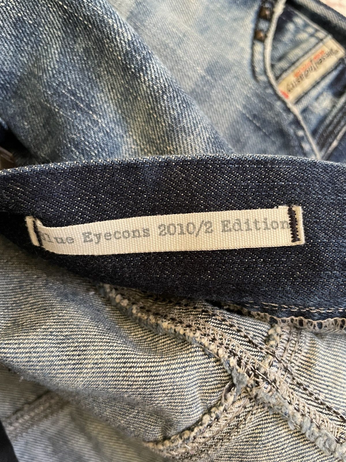 Diesel Diesel Blue Eyecons 2010/2 Edition Jeans Size US 28 / EU 44 - 9 Thumbnail