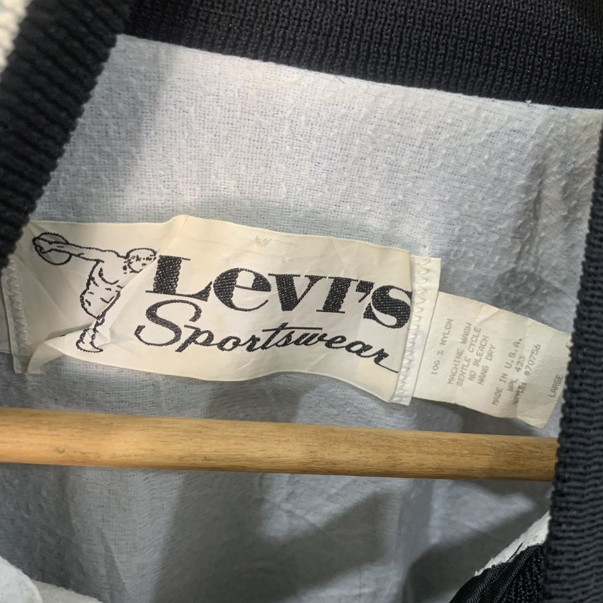 Levi's × Levi's Vintage Clothing × Vintage Levis Jacket Varsity Sweater Button On Size US L / EU 52-54 / 3 - 3 Thumbnail