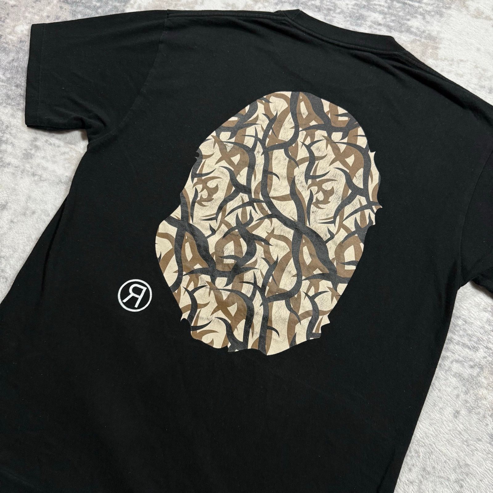 Bape × Nigo Authentic Bape 2000's Tribal Camo Ape Head Tee L Size US L / EU 52-54 / 3 - 6 Thumbnail
