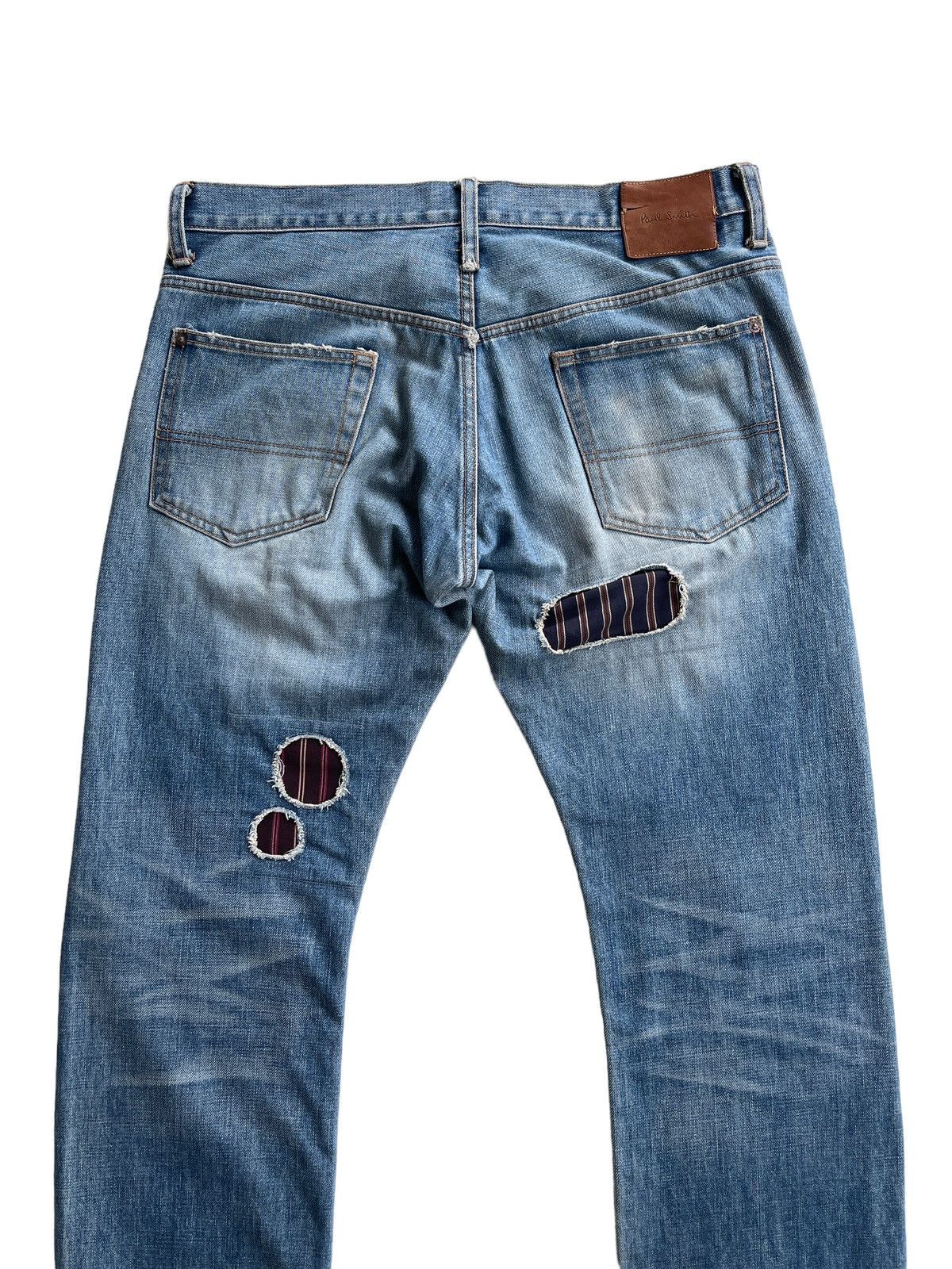 Paul Smith Paul Smith Distressed Patchwork Jeans Size US 34 / EU 50 - 8 Thumbnail