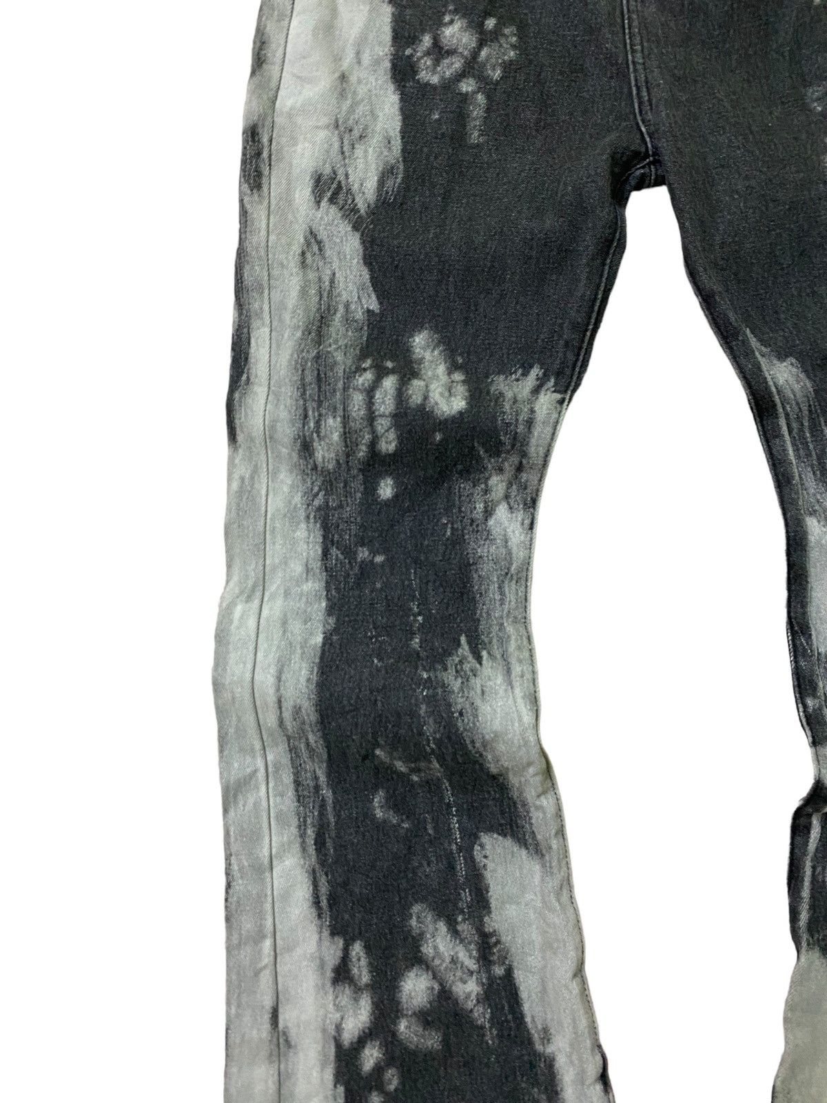 Hysteric Glamour FLARED G.O.C RICK OWENS STYLE ACID WASH DENIM Size US 28 / EU 44 - 8 Thumbnail