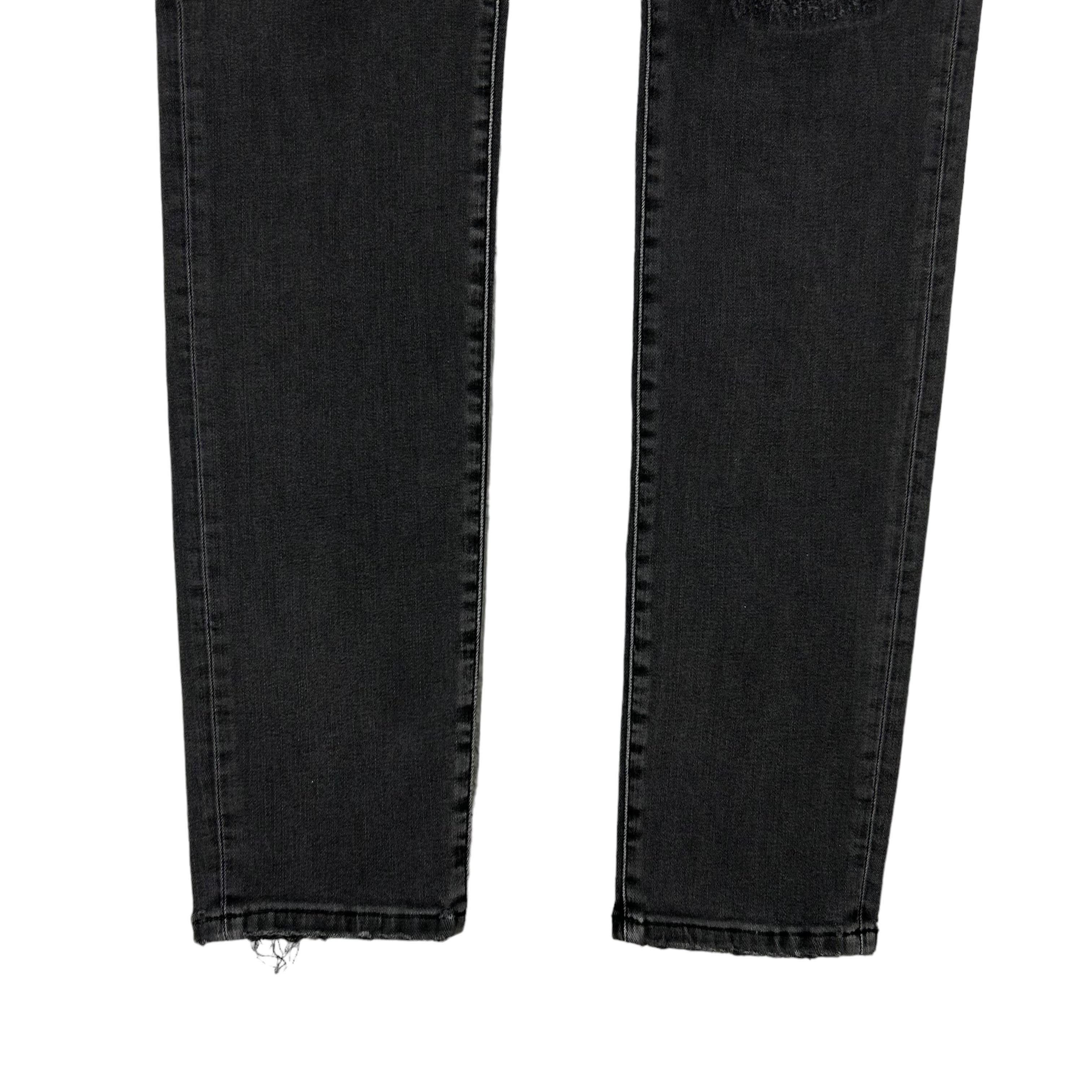 Dolce & Gabbana Dolce Gabbana Black Skinny Cotton Stretch Denim Jeans 50 Size US 32 / EU 48 - 6 Thumbnail