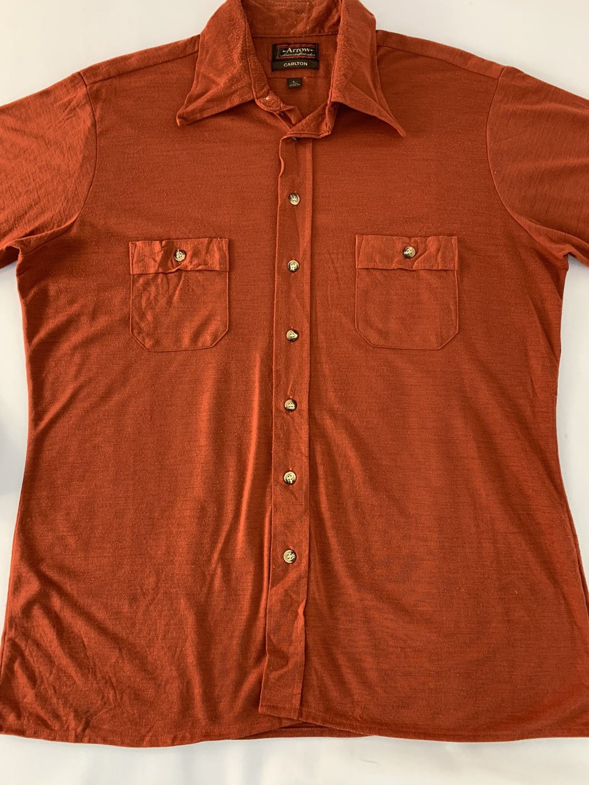 Arrow 80s Arrow Carlton America Shirtmaker Classic Double Pocket Size US XL / EU 56 / 4 - 2 Thumbnail
