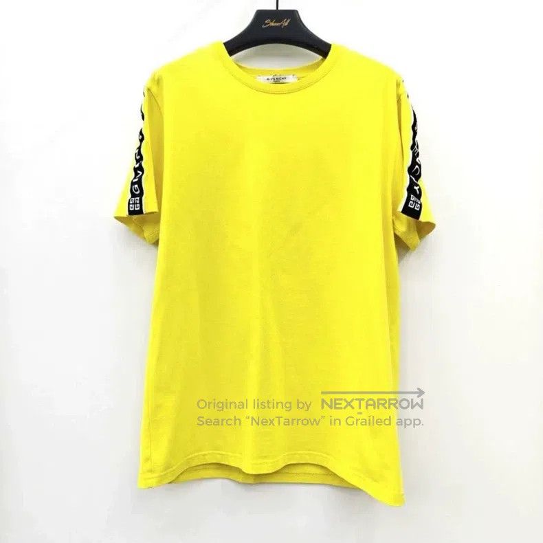 Givenchy Givenchy Sleeve Logo Yellow T-Shirt Size US XS / EU 42 / 0 - 1 Thumbnail