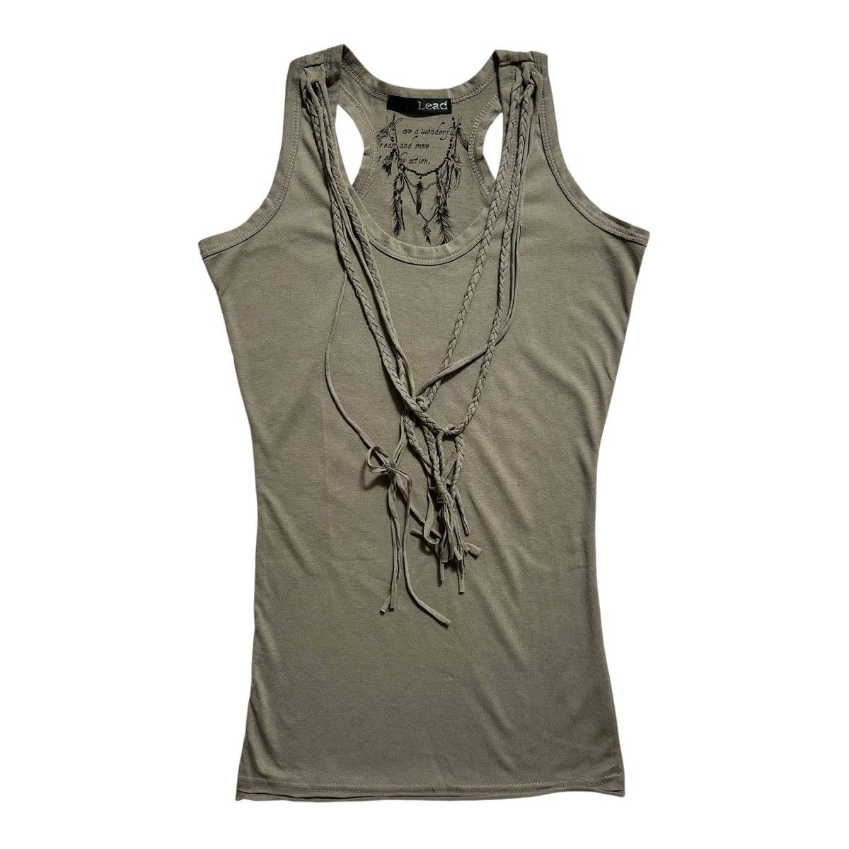 GOA 📢SENDOFFER📢Japanese Lead Necklace Style Tank Top Size S / US 4 / IT 40 - 1 Thumbnail