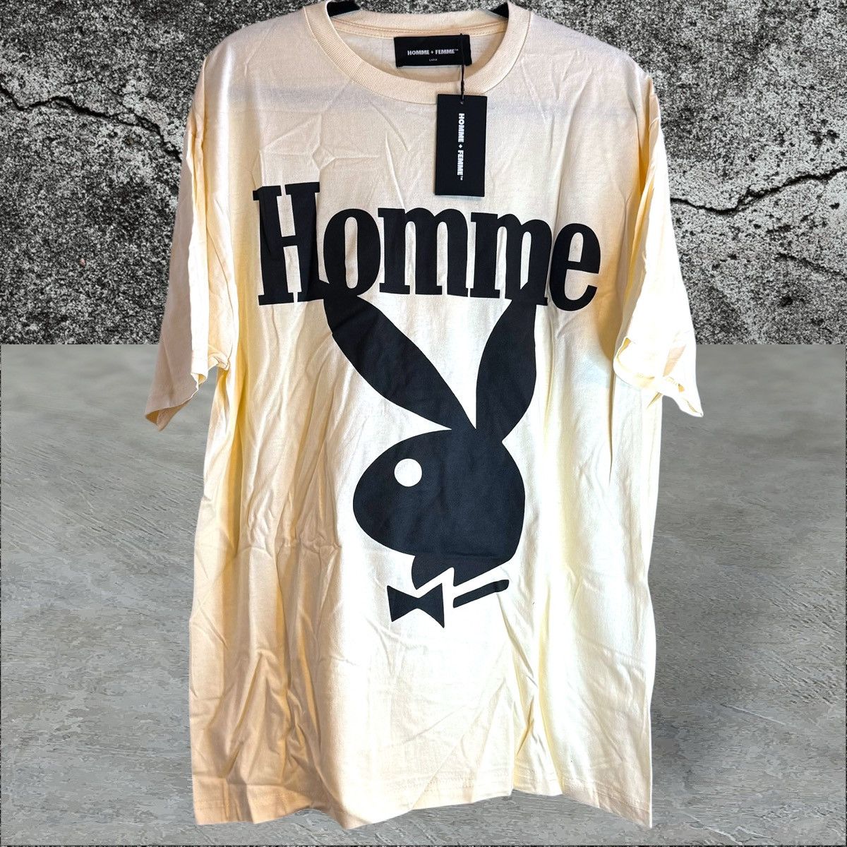Homme + Femme La •NWT• Playboy x Homme + Femme LA Graphic Bunny Tee • Large Size US L / EU 52-54 / 3 - 1 Thumbnail