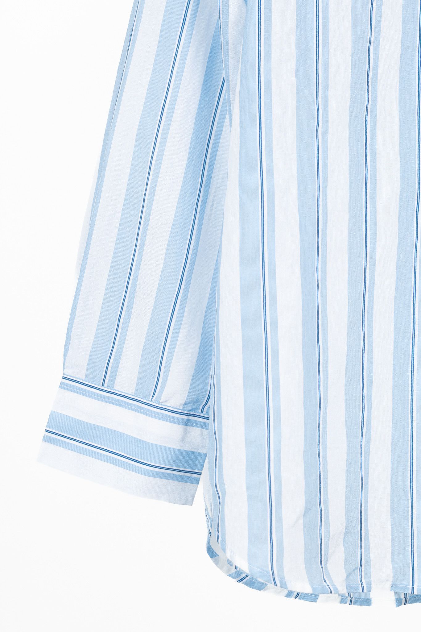 Paul Smith PS Paul Smith Blue & White Striped Buttoned-Back Shirt Size S / US 4 / IT 40 - 6 Thumbnail