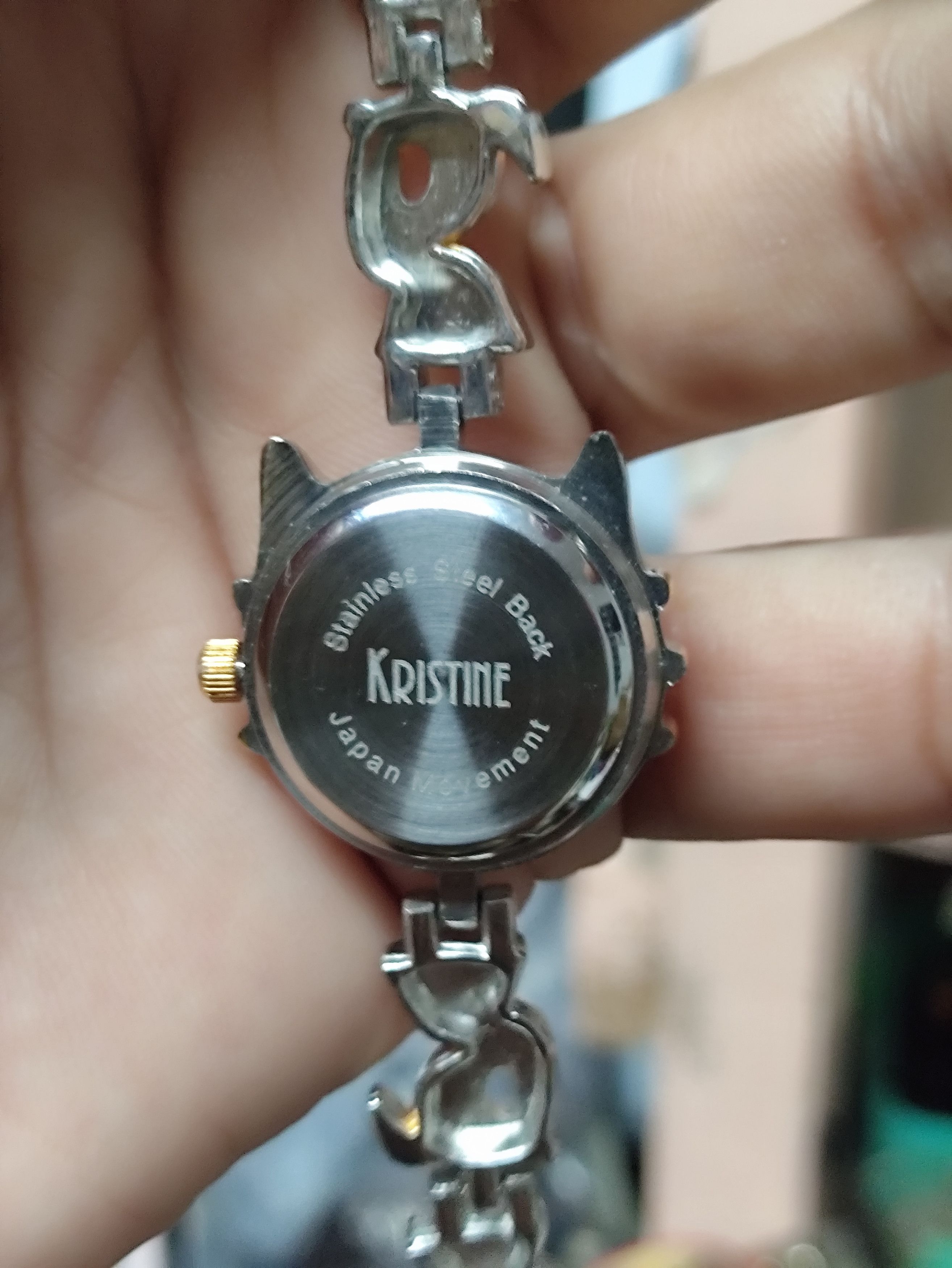 Japanese Brand × Vintage Kristine Quartz Watch Japan Made. Cat Shape Design Size ONE SIZE - 4 Thumbnail