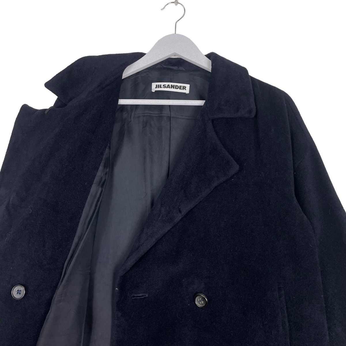 Jil Sander × Raf Simons 💥JIL SANDER BLACK COAT SINGLE BUTTON JACKET Size US M / EU 48-50 / 2 - 9 Thumbnail
