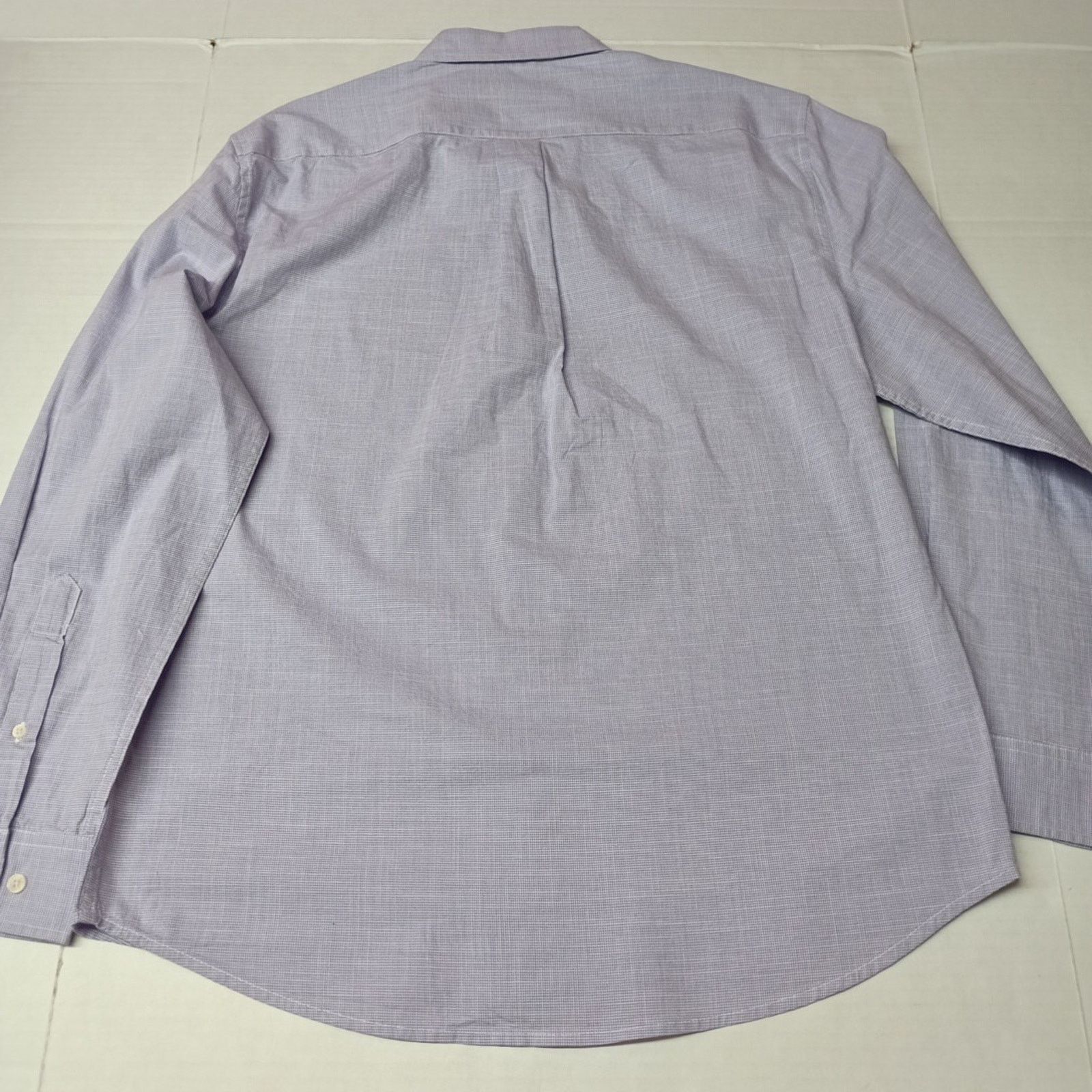 U.S. Polo Assn. U.S. Polo Assn. Button Woven Shirt Men's L Violet Checkered Size US L / EU 52-54 / 3 - 9 Thumbnail