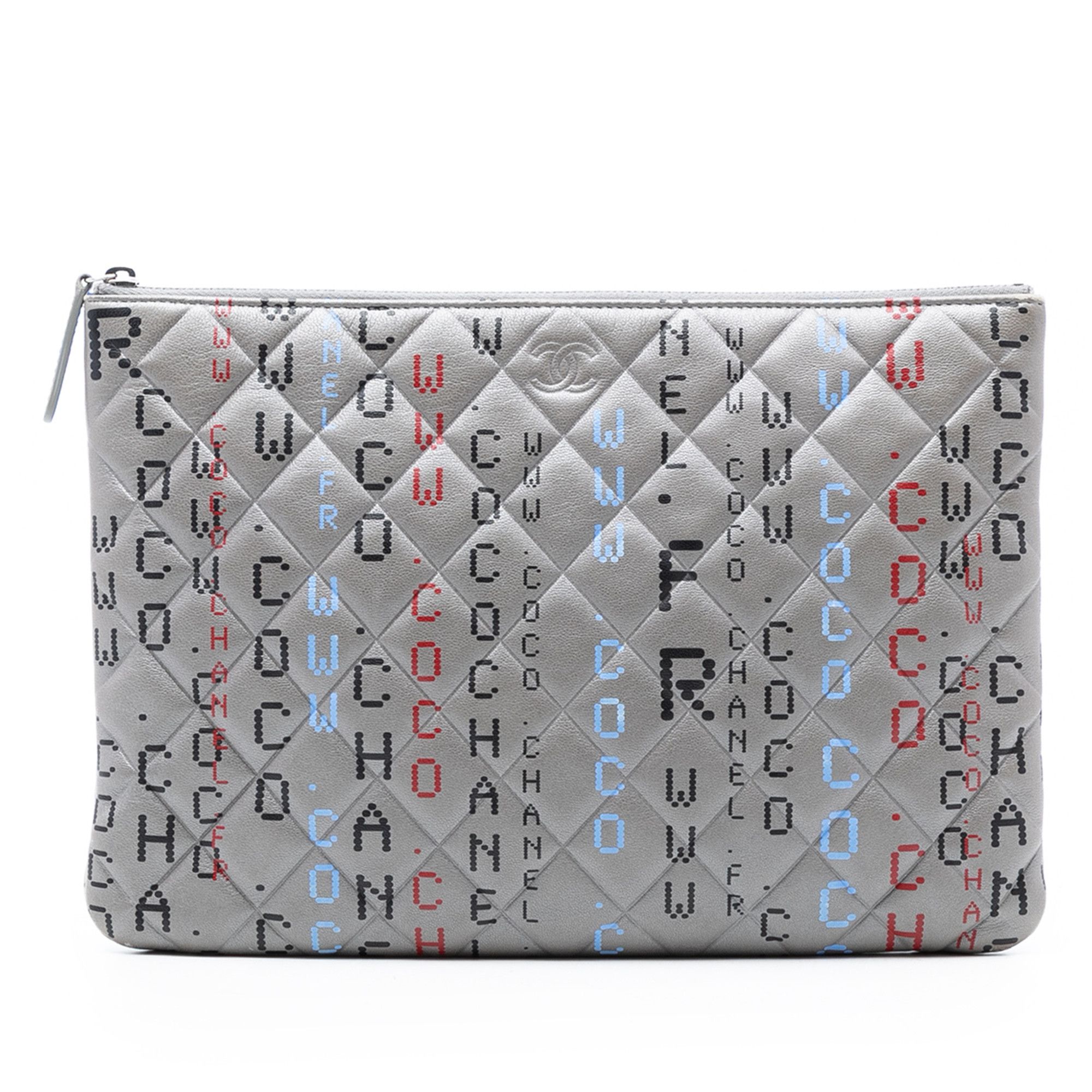 Chanel Chanel Medium Quilted Lambskin Data Center O Case Clutch Size ONE SIZE - 1 Thumbnail