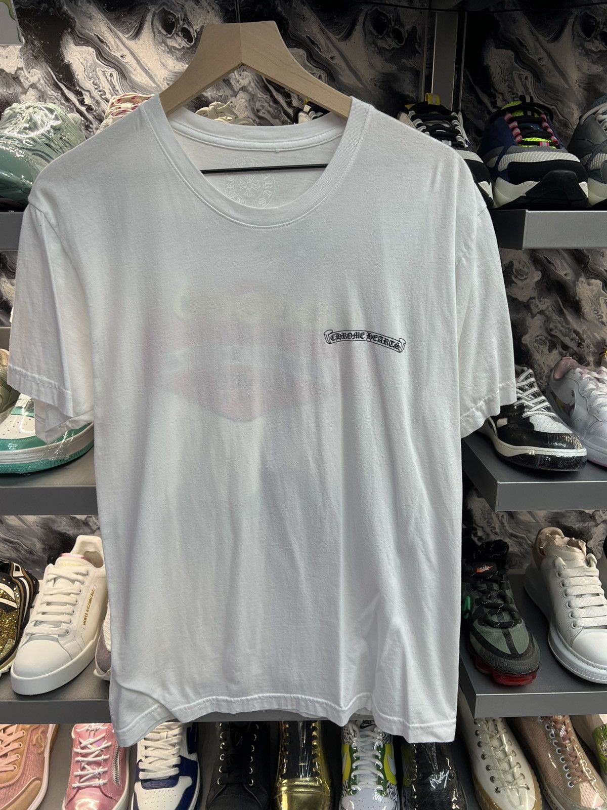 Chrome Hearts Chrome Hearts Las Vegas White Tee Size US L / EU 52-54 / 3 - 1 Thumbnail