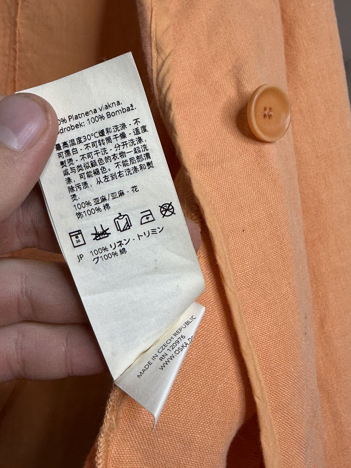 OSKA Oska Peach Linen blazer size 2 Size M / US 6-8 / IT 42-44 - 15 Thumbnail