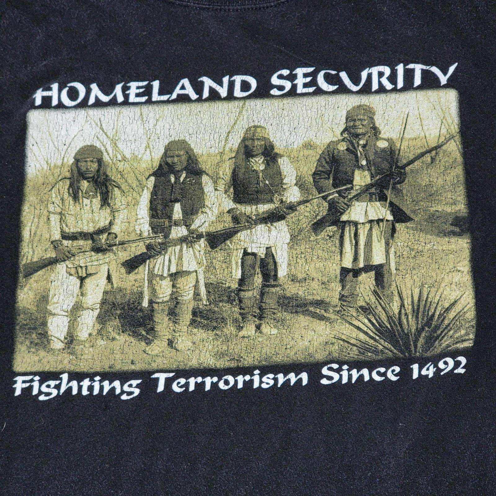 Anvil Homeland Security Unisex Tee "Fighting Terrorism.." - Large Size US L / EU 52-54 / 3 - 2 Thumbnail
