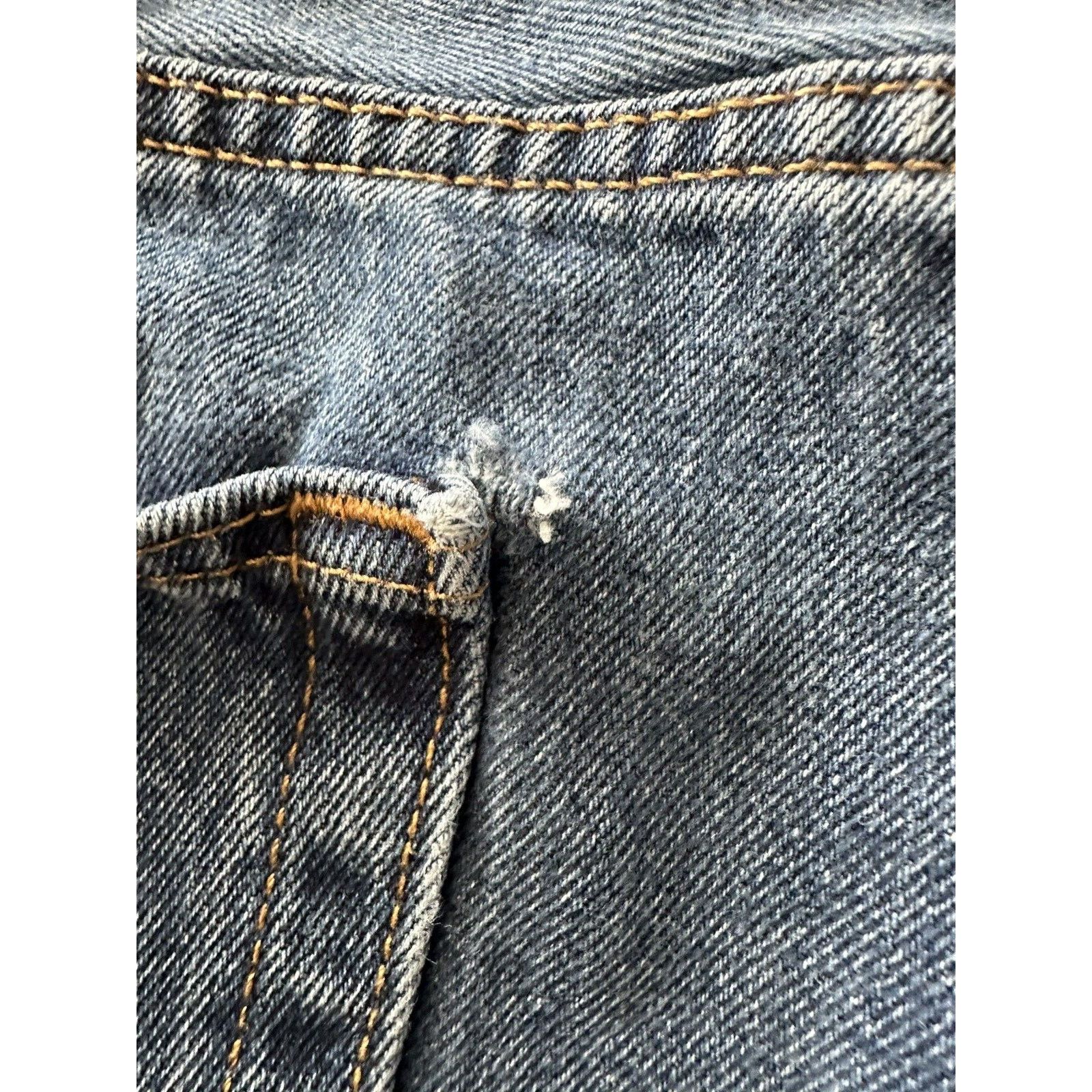Levi's LEVIS 550 relaxed, 42x32 Dark Blue Wash, Cotton 2019 *CLEAN Size 42" / US 20 - 6 Thumbnail