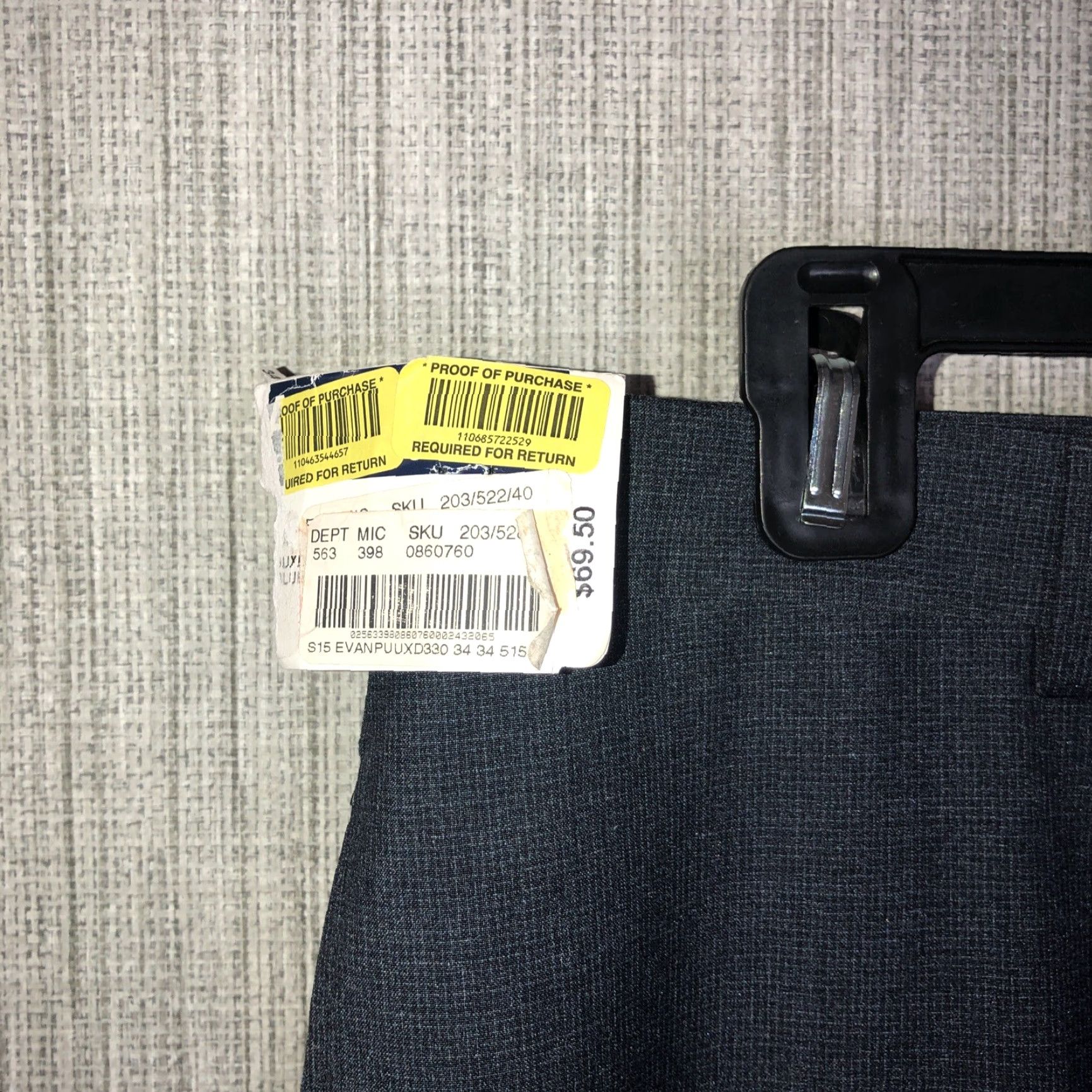 Ralph Lauren Ralph Lauren NWT Blue Dress Pants Mens 34x34 Dress Pants Regular 34 Blue Mens Regular Waist 34 Inseam 34 Classic Theme Size US 34 / EU 50 - 2 Thumbnail