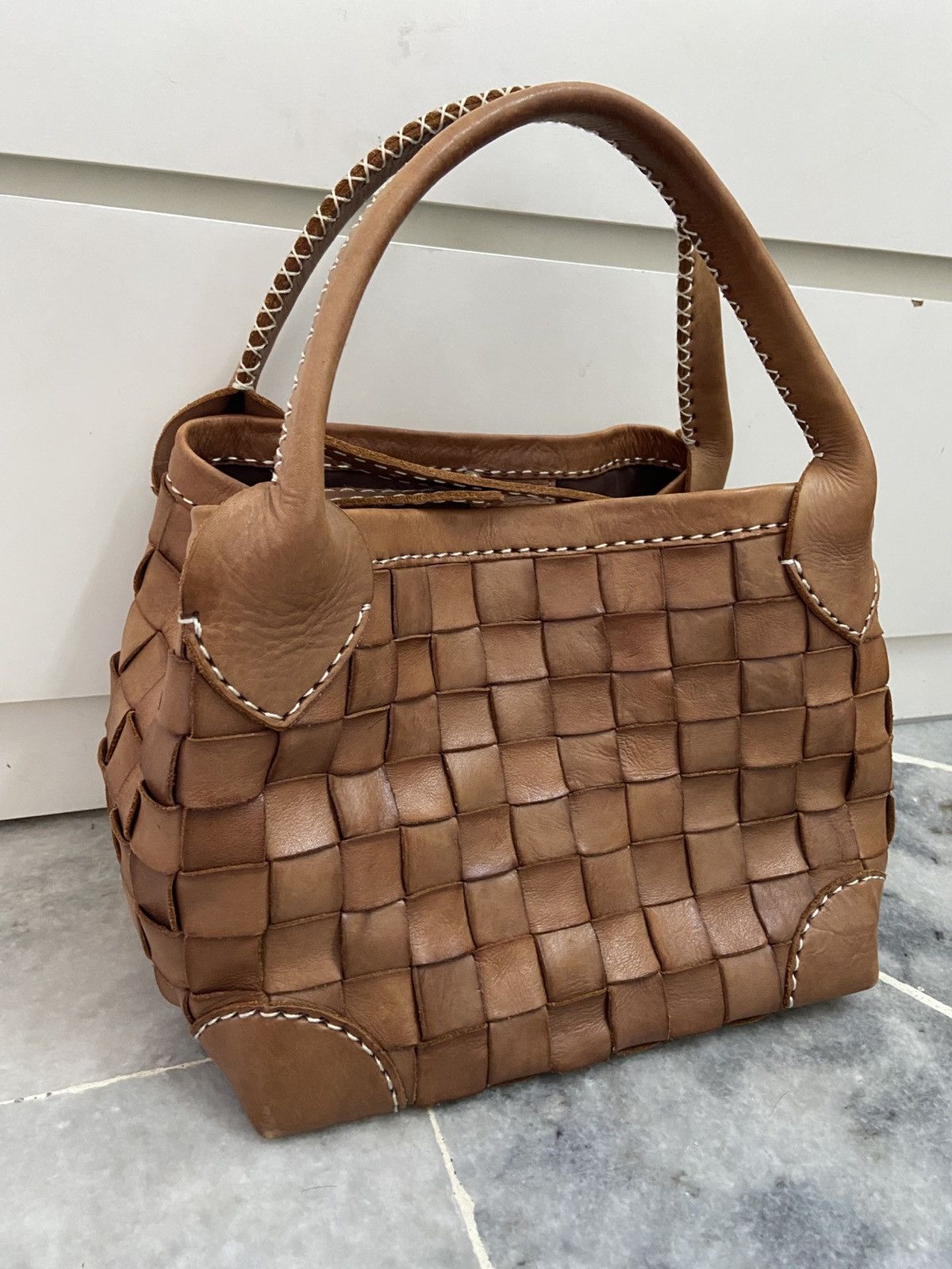 Genuine Leather Genuine Leather Patina Peaks Peak Japan Bag Size ONE SIZE - 2 Thumbnail