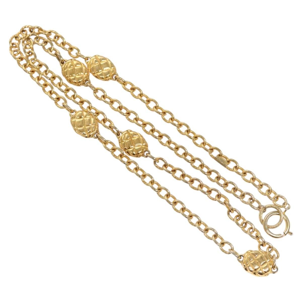 Chanel Chanel CC Quilted Medallion Chain Belt Metal Size ONE SIZE - 1 Thumbnail