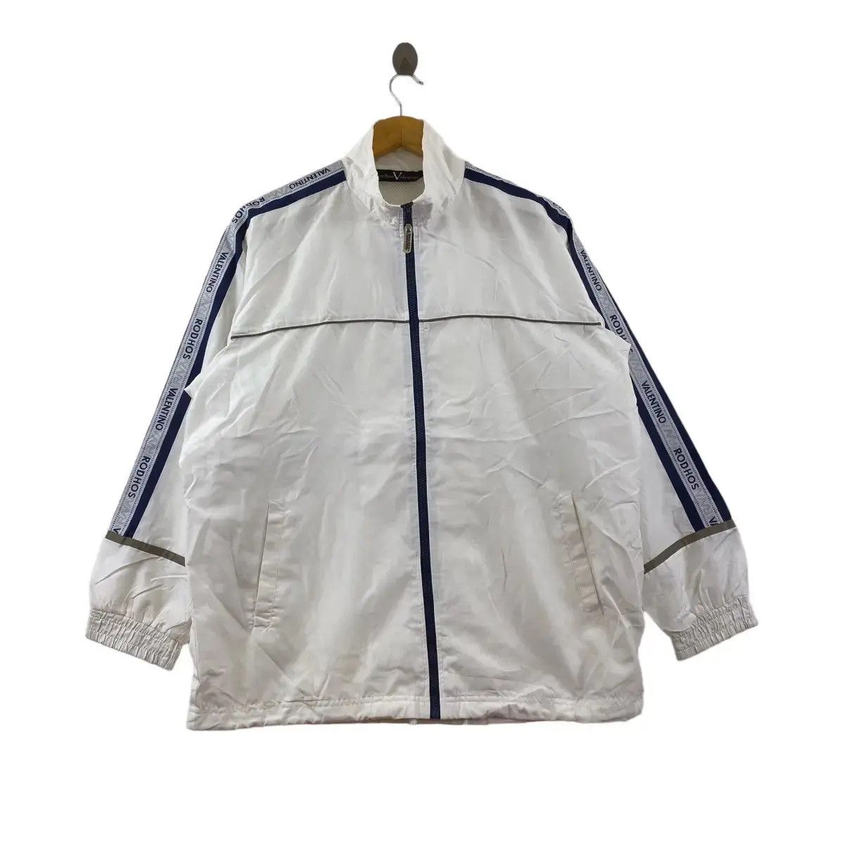 Japanese Brand Vintage RODHOS VALENTINO ITALY Monogram Sleeve Jacket Side Size M / US 6-8 / IT 42-44 - 1 Thumbnail