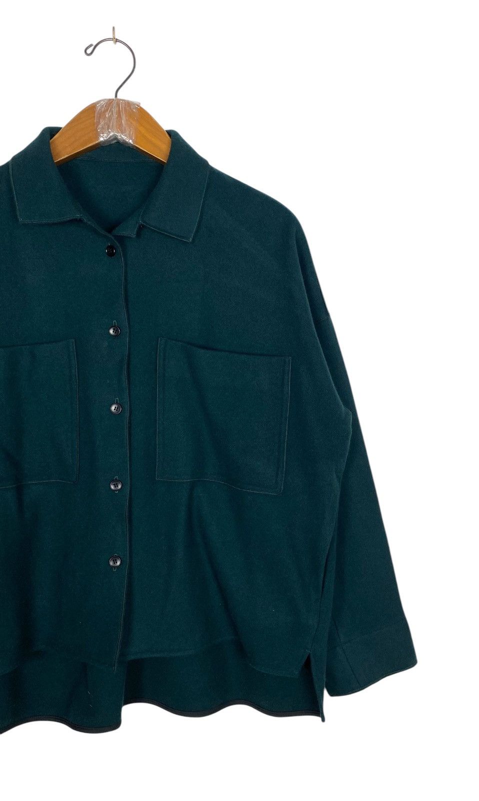 Japanese Brand Rare‼️ Gabardine K.T Button Up Shirt Made in Japan Size US L / EU 52-54 / 3 - 3 Thumbnail