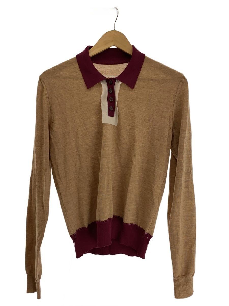 Maison Margiela Wool Knit Long Sleeve Polo Sweater Size US L / EU 52-54 / 3 - 1 Thumbnail