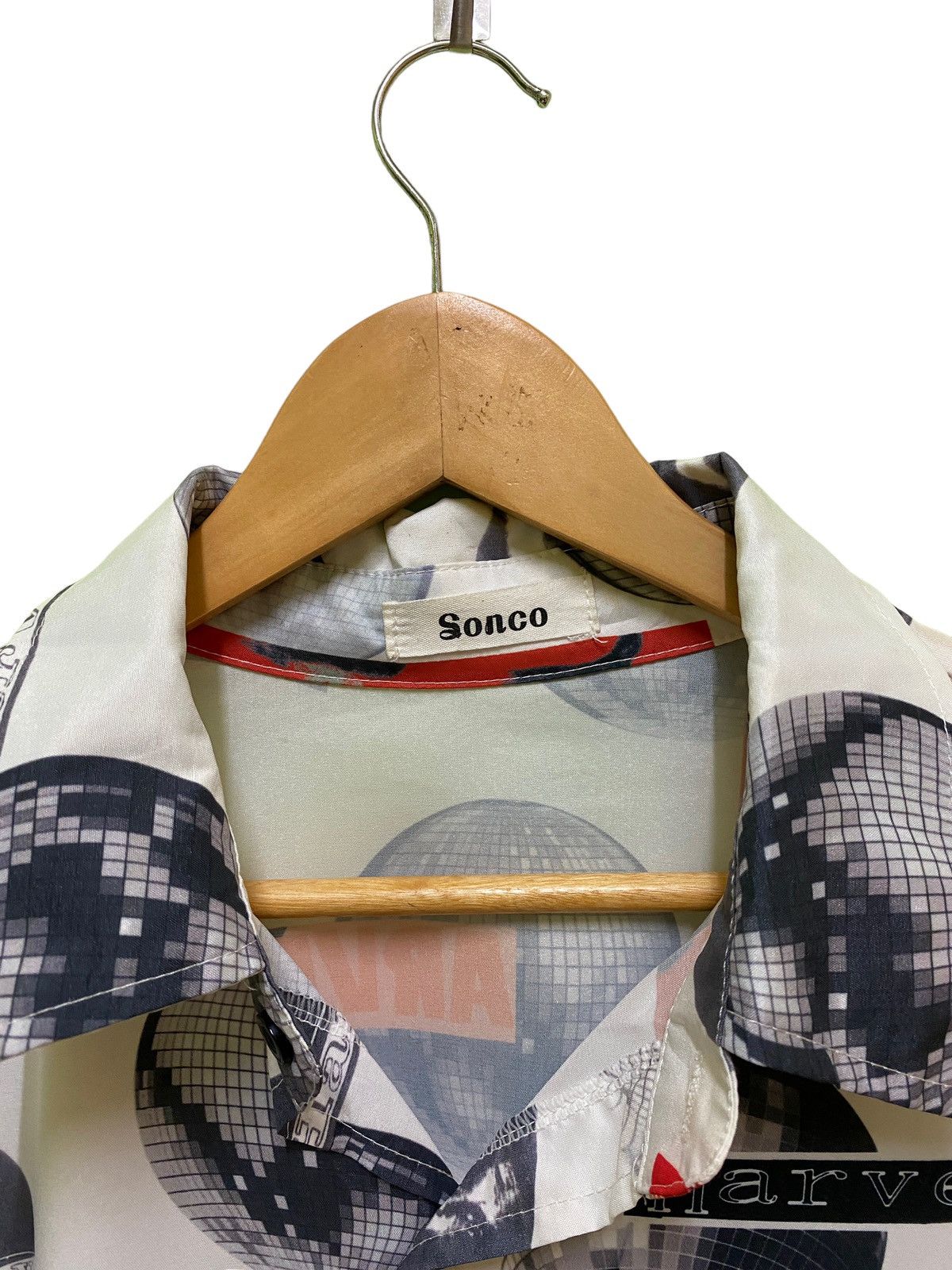 Japanese Brand SONCO DJ HARLEY FULLPRINTED SILK SHIRTS Size US L / EU 52-54 / 3 - 7 Thumbnail