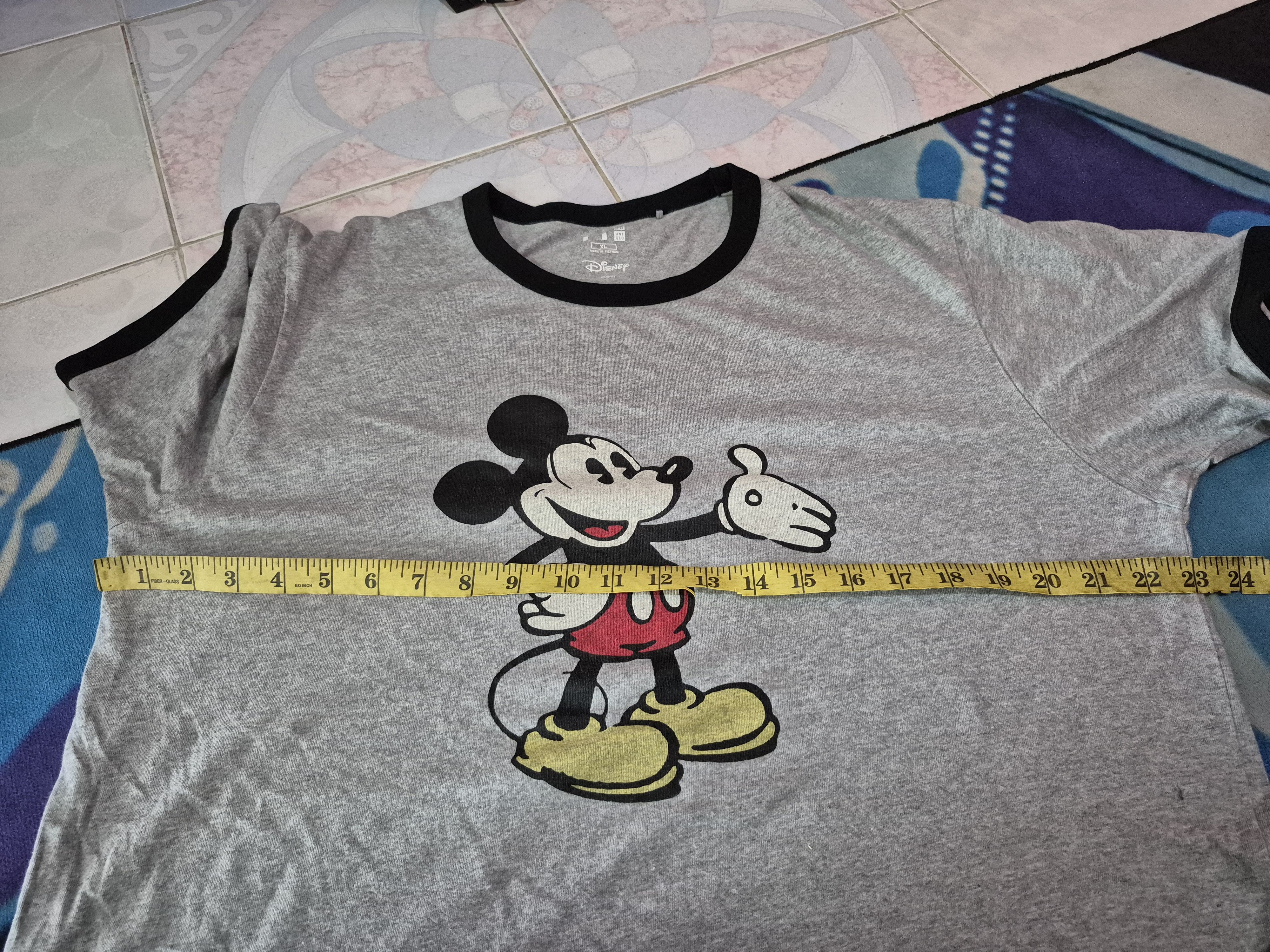 Disney 🔥 Uniqlo Disney Mickey Mouse Ringer Tee Size US XL / EU 56 / 4 - 7 Thumbnail