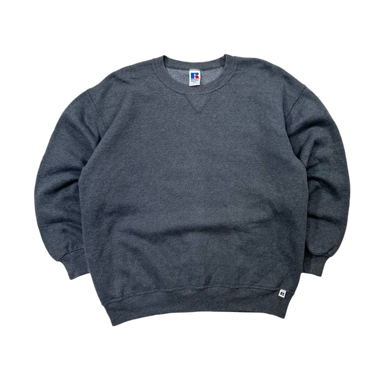 Vintage Vintage 90s Made in USA Jerzees Blank Grey Sweater Size US XXL / EU 58 / 5 - 1 Thumbnail