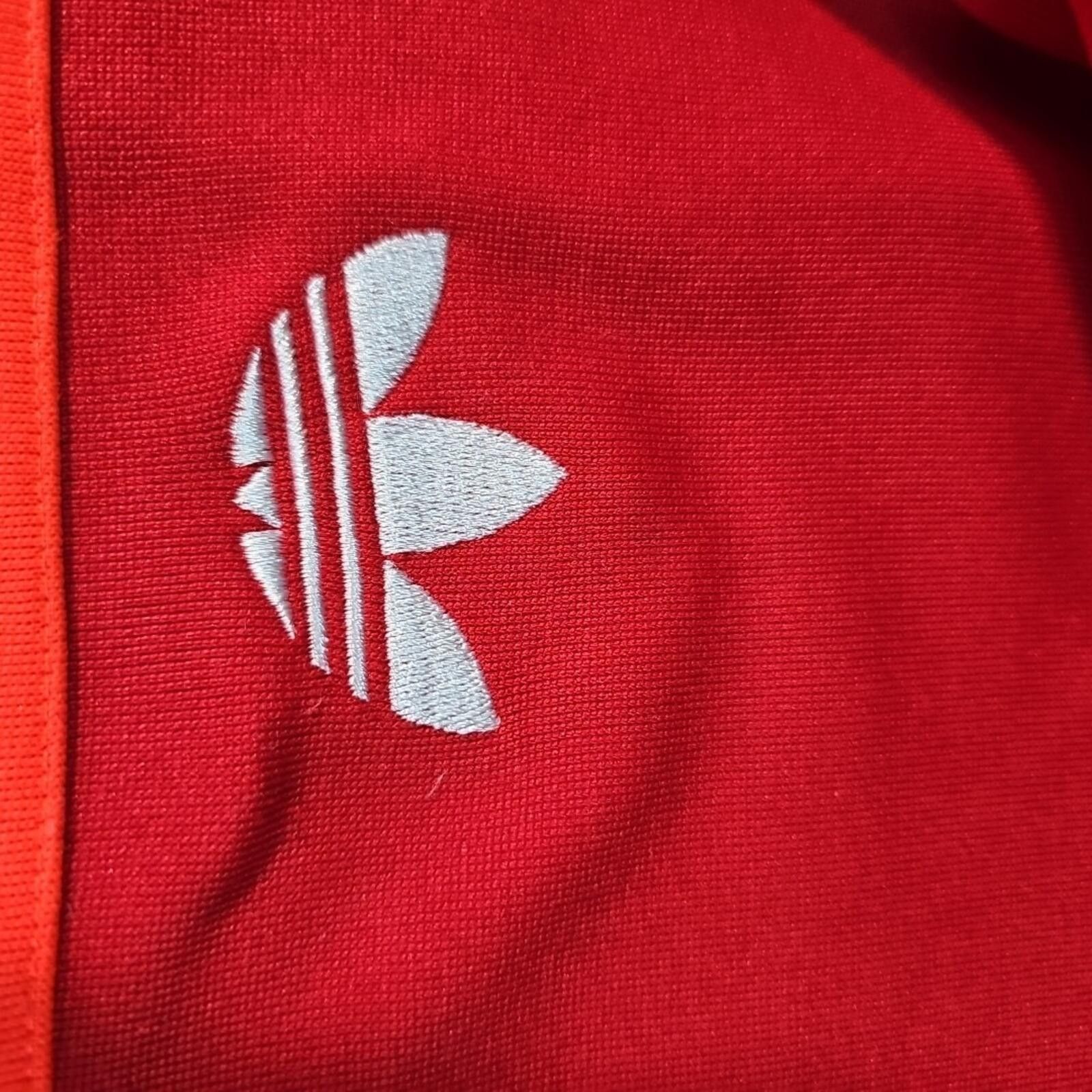 Adidas Adidas Red Orange Fullzip Trackwear Size US M / EU 48-50 / 2 - 3 Thumbnail