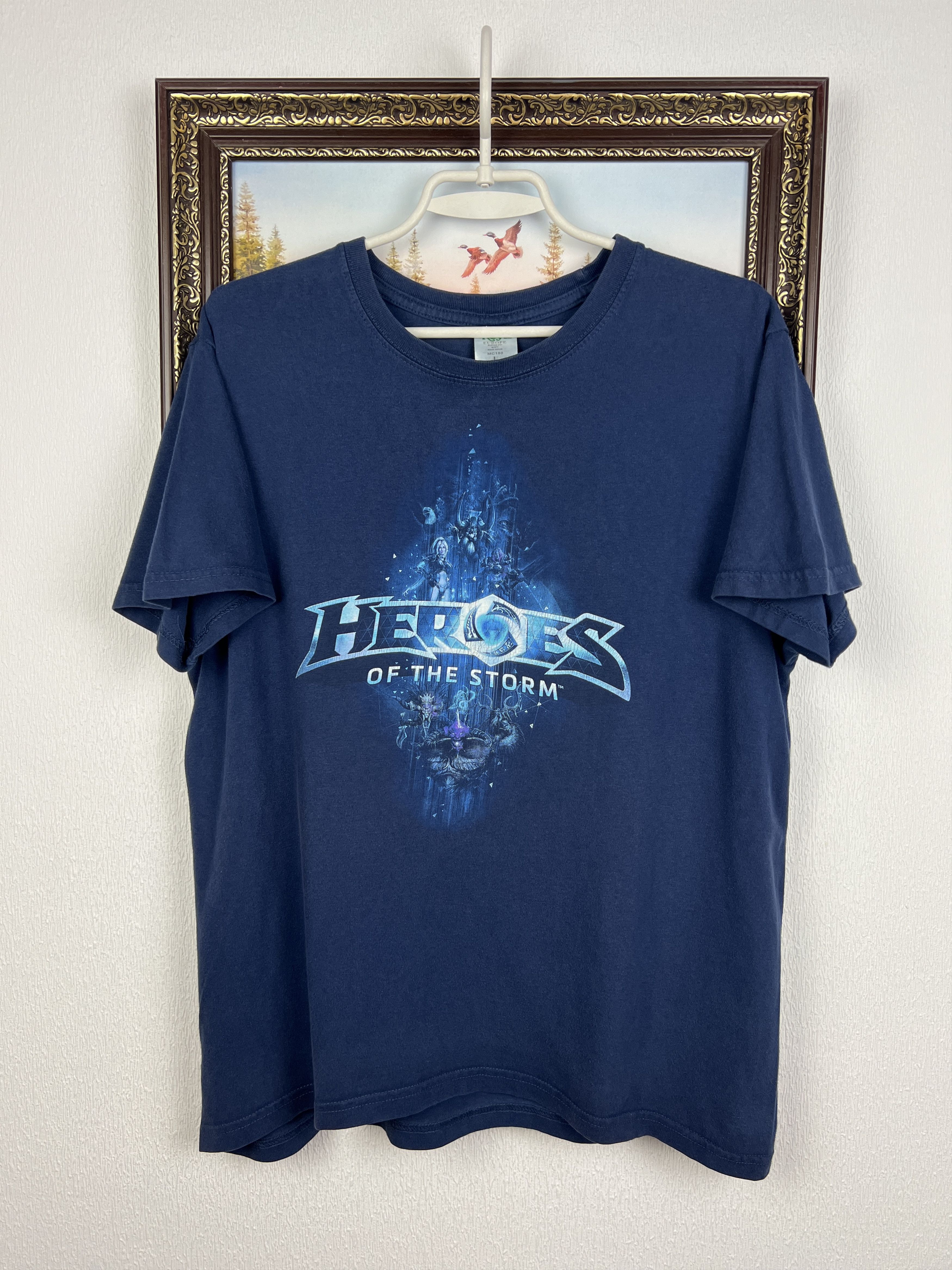 Vintage Blizzard Heroes of the Storm Promo Shirt Big Logo Tee Size US S / EU 44-46 / 1 - 1 Thumbnail