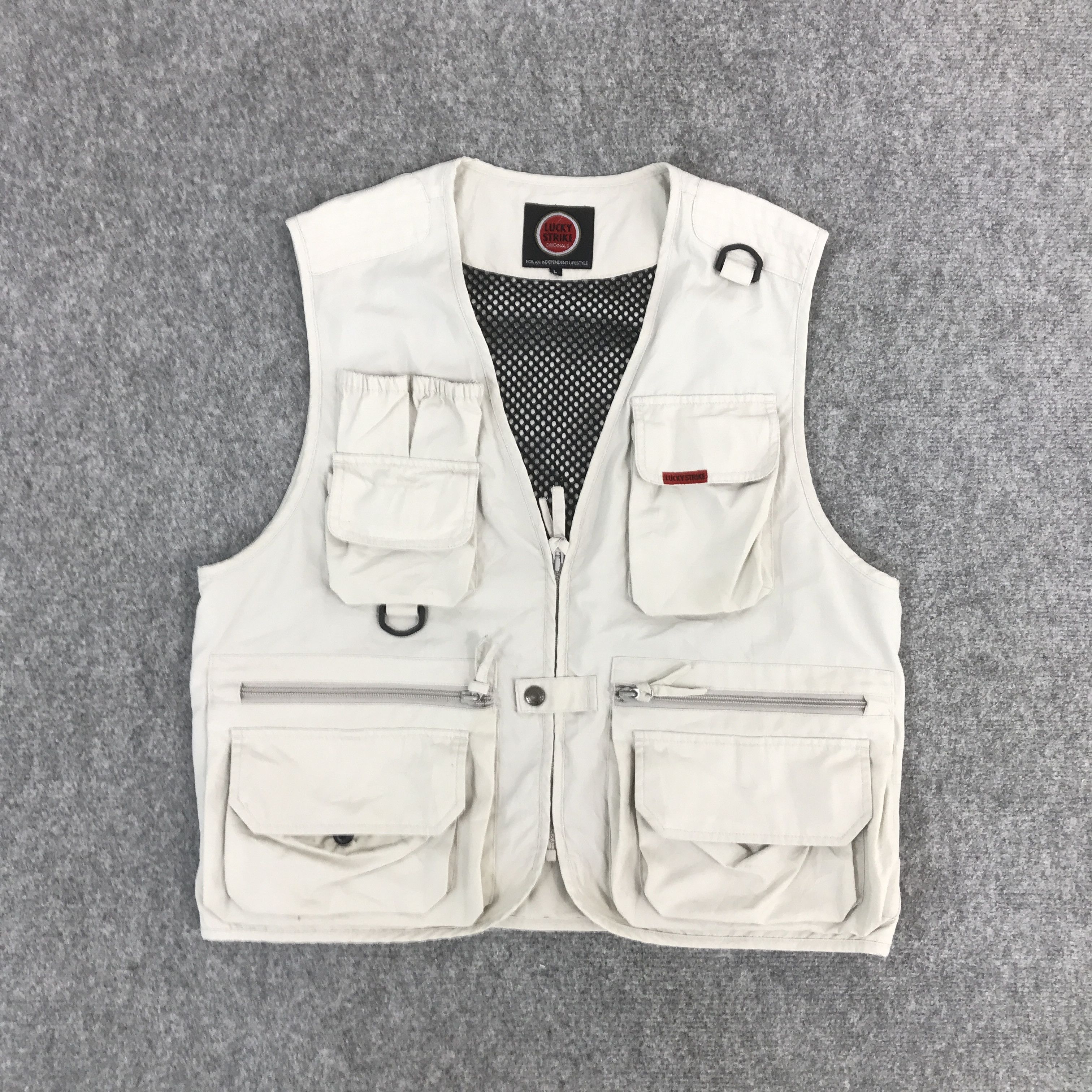 Japanese Brand LUCKY STRIKE TACTICS POCKET VEST JACKET Size US L / EU 52-54 / 3 - 1 Thumbnail