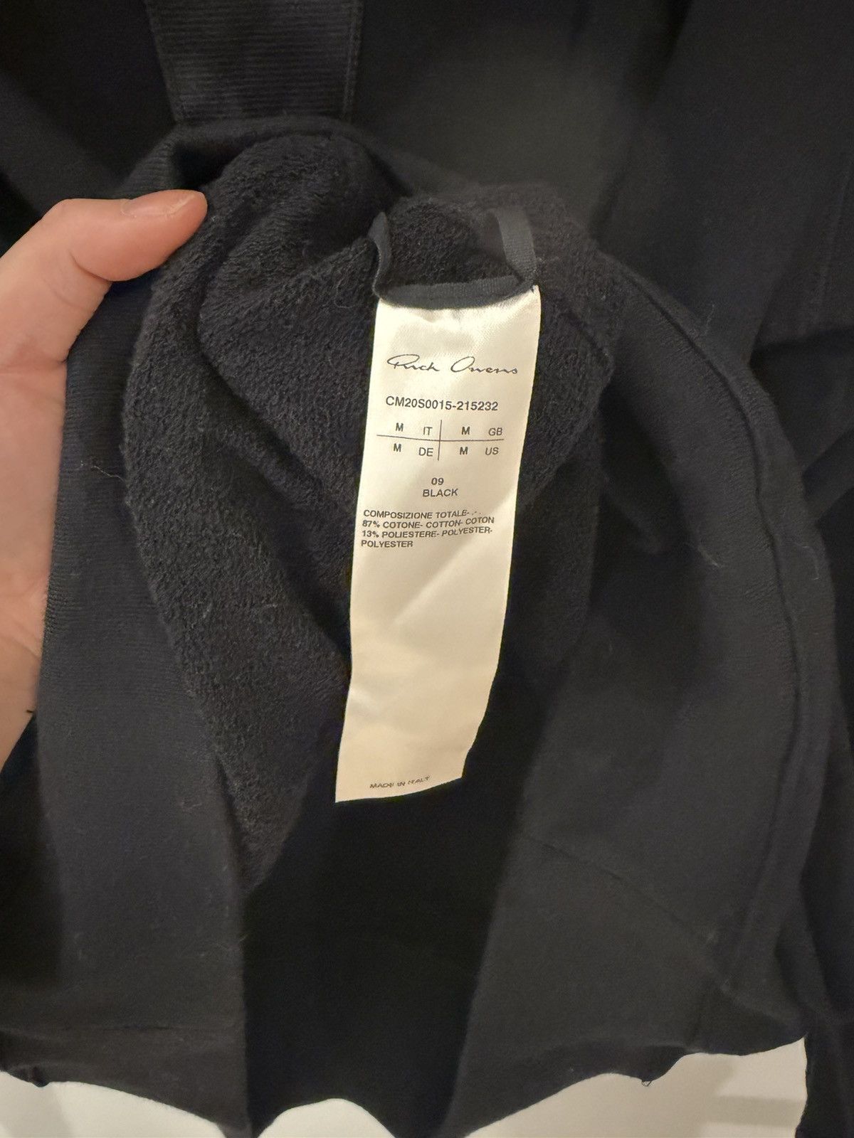Champion × Rick Owens Rick Owens x Champion Hoodie size M Size US M / EU 48-50 / 2 - 6 Thumbnail