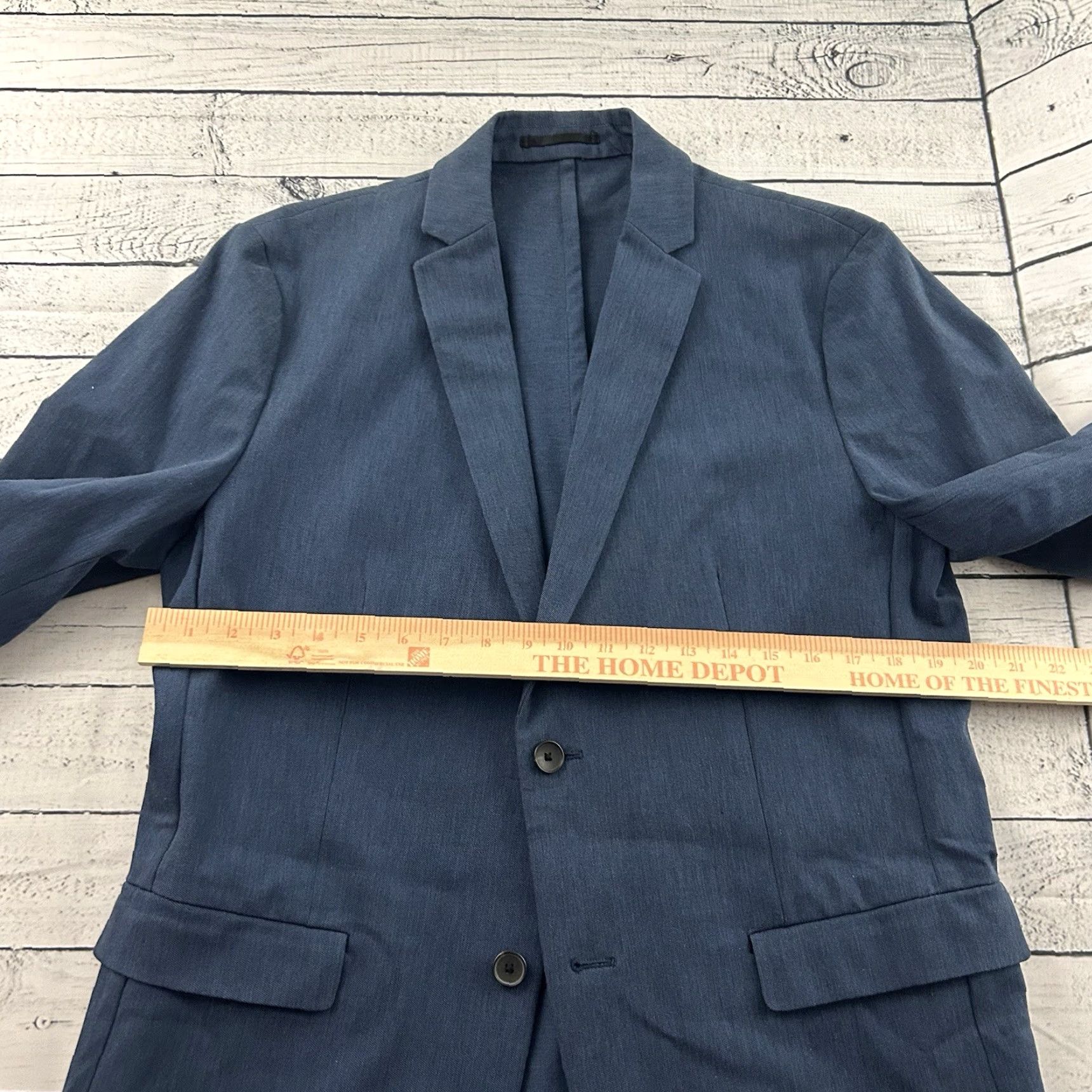 Theory Theory Blazer Jacket Mens 42 Blue Size 42R - 3 Thumbnail