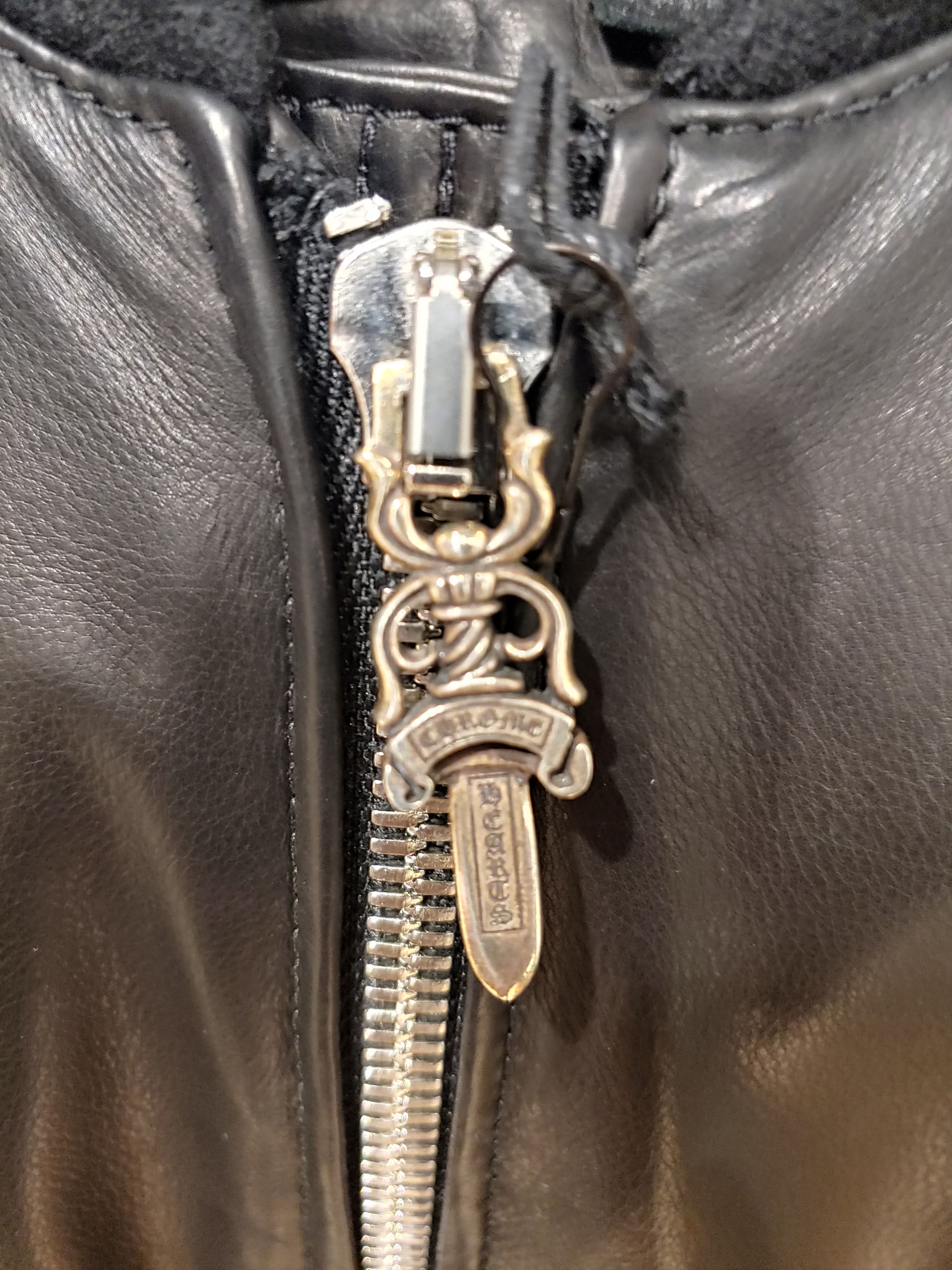 Chrome Hearts Chrome Hearts Leather Jacket Size US XL / EU 56 / 4 - 4 Thumbnail