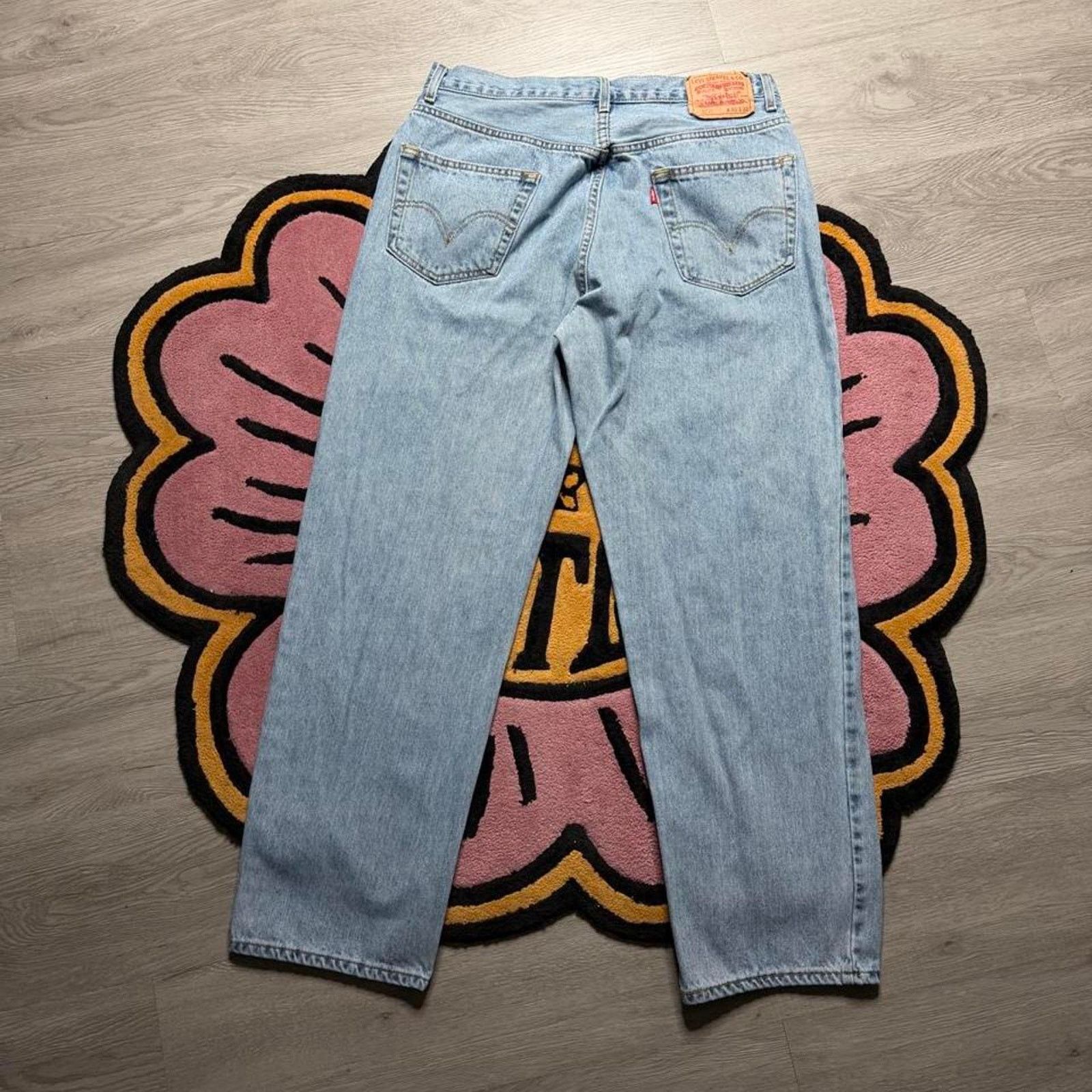 Levi's × Vintage Vintage Y2K Levi’s Strauss 550 Relaxed Fit Denim Jeans 36x32 Size US 36 / EU 52 - 7 Thumbnail
