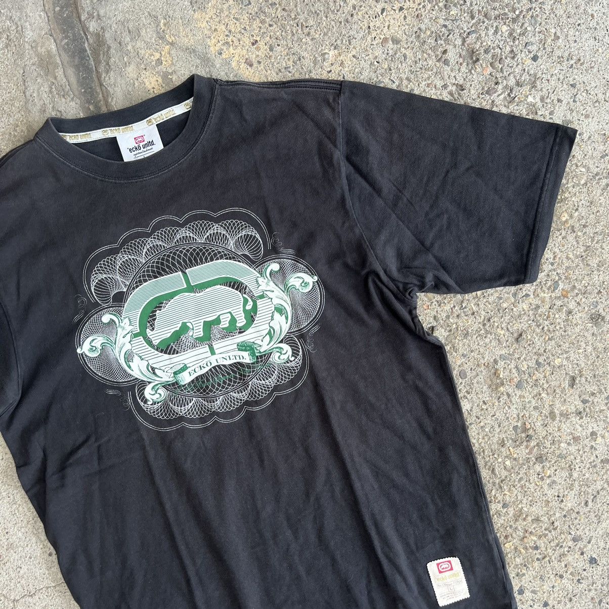 Ecko Unltd. × Vintage Ecko Vintage 90s Rap hip HoP t shirt vintage navy Size US L / EU 52-54 / 3 - 4 Thumbnail