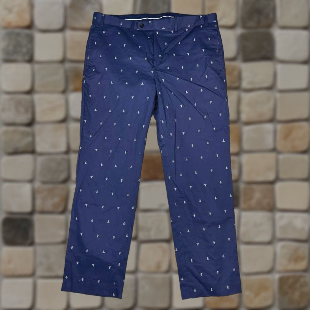 Ralph Lauren Lauren Ralph Lauren Pants Mens 38 Blue Cotton Anchors Straight Chinos 38x30 Size US 38 / EU 54 - 1 Thumbnail