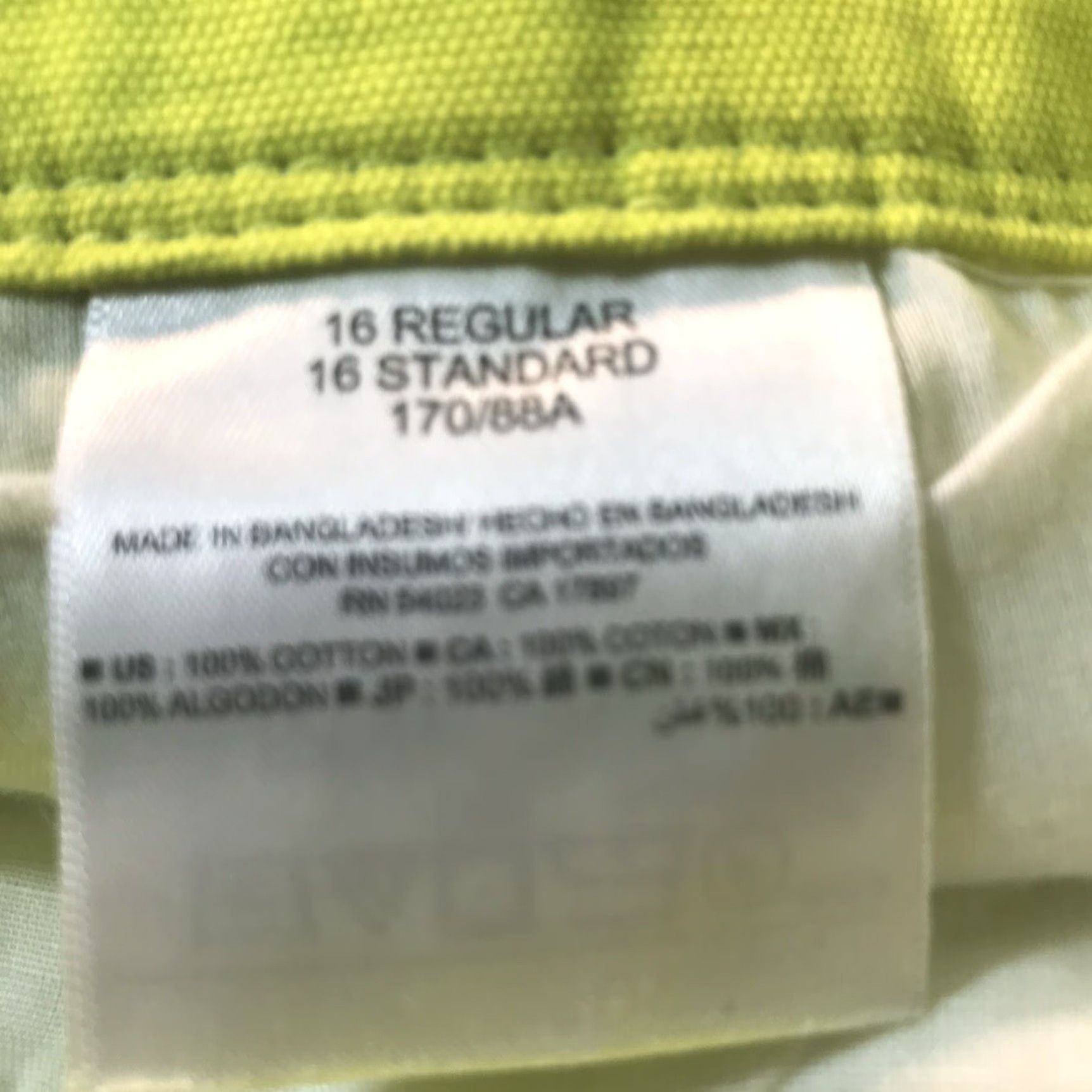 Old Navy Old Navy Neon Boyfriend Shorts Women's Size 16 Yellow/Green Casual Summer Lightweight Size 38" / US 16 / IT 52 - 7 Thumbnail