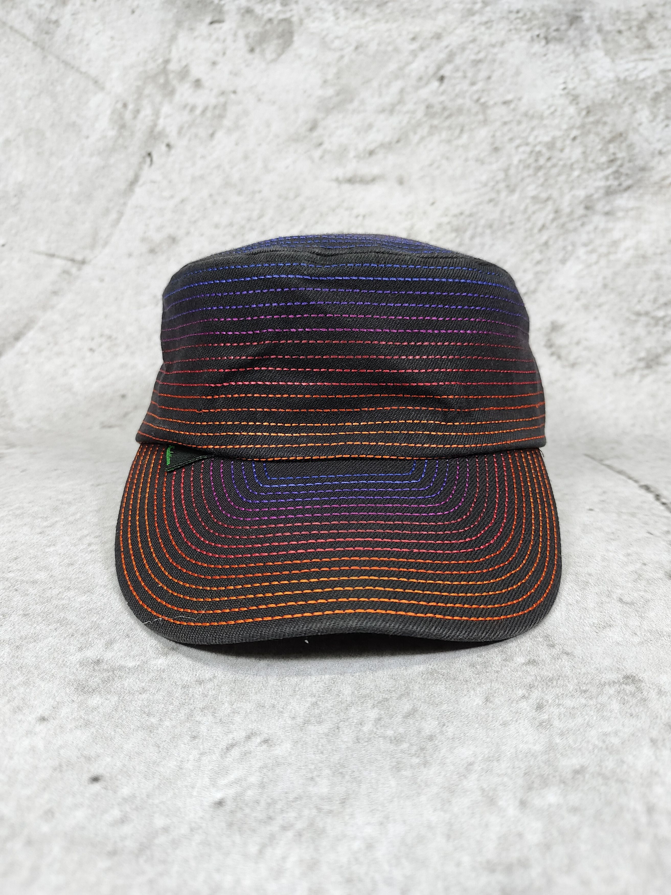 Japanese Brand 2000s Headstime- Japanese Streetwear Military Work Cap Size ONE SIZE - 3 Thumbnail
