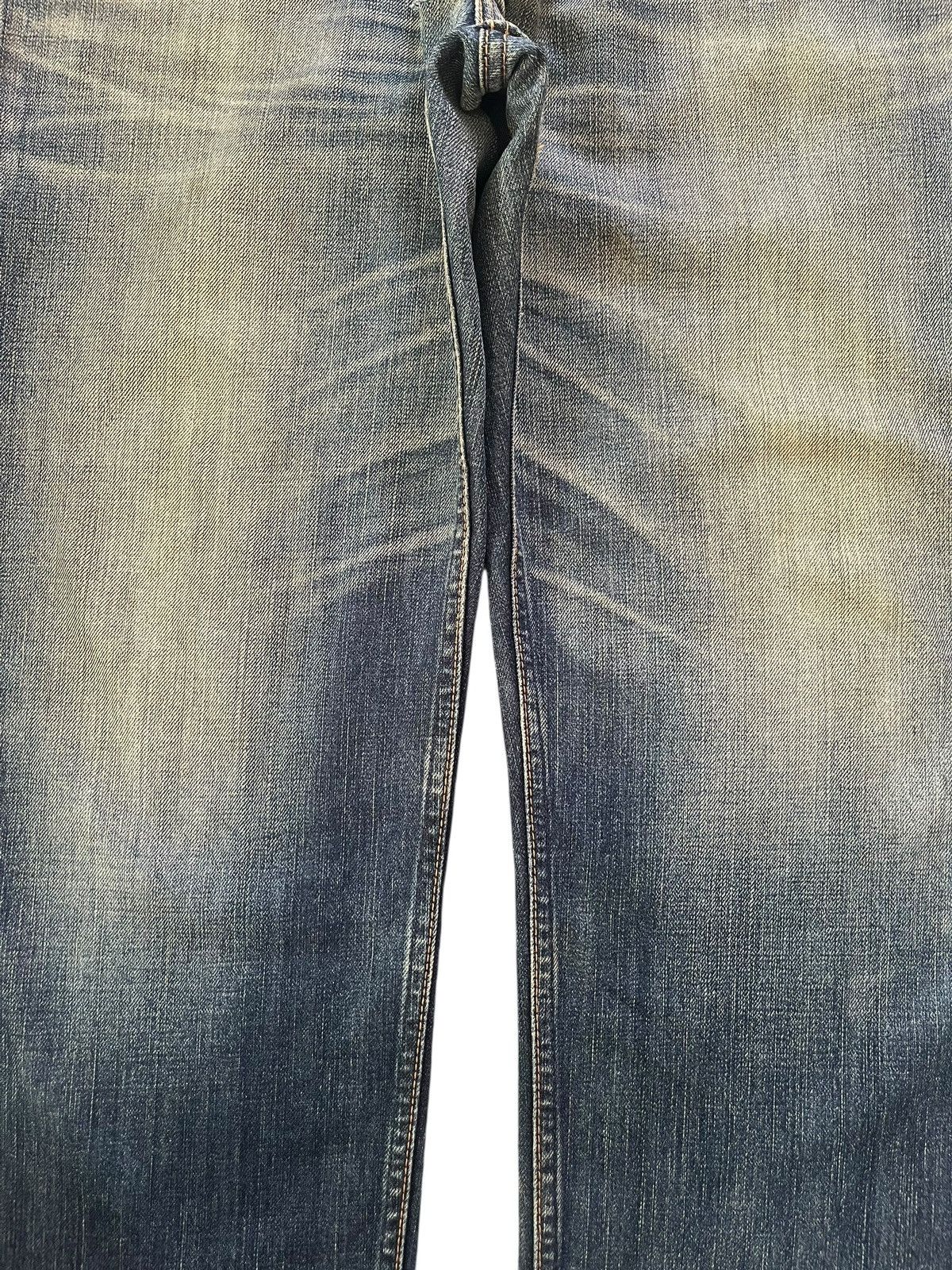 Levi's Vintage 90s Levis 703 Mud Wash Distress Baggy Jeans Size US 35 - 3 Thumbnail