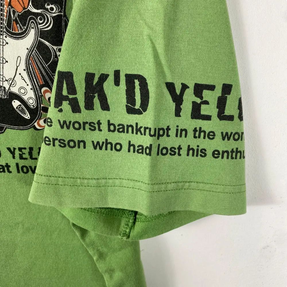 Japanese Brand PEAK'D YELLOW A Cat Lover By Ted Company Distressed Tee Size US M / EU 48-50 / 2 - 8 Thumbnail