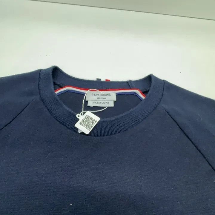 Thom Browne Thom Browne Blue Striped Knit Dress for Women -2507 Size L / US 10 / IT 46 - 3 Thumbnail