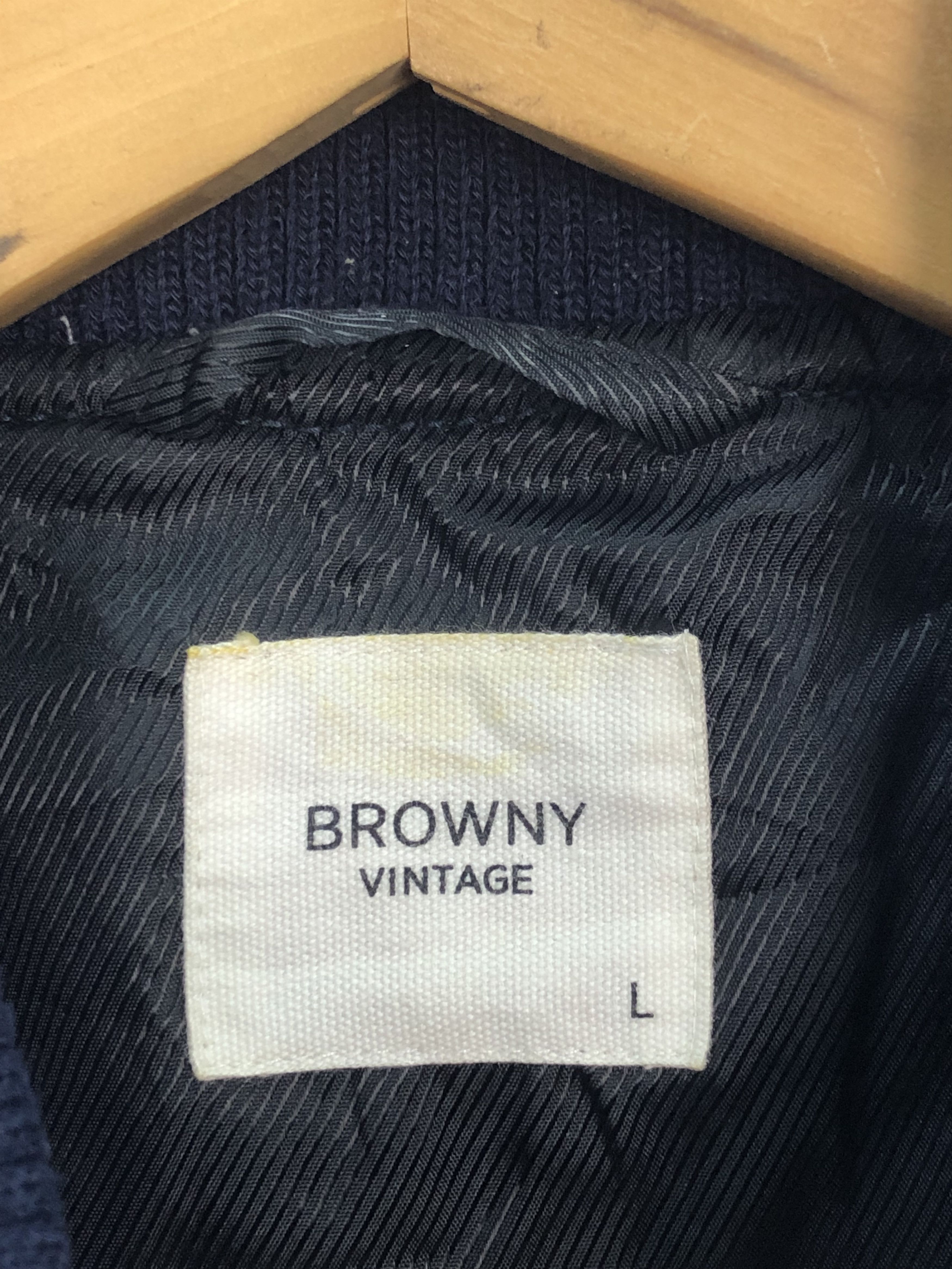 Japanese Brand Vintage Japanese Brand Browny Varsity Jacket J0159 Size US L / EU 52-54 / 3 - 4 Thumbnail